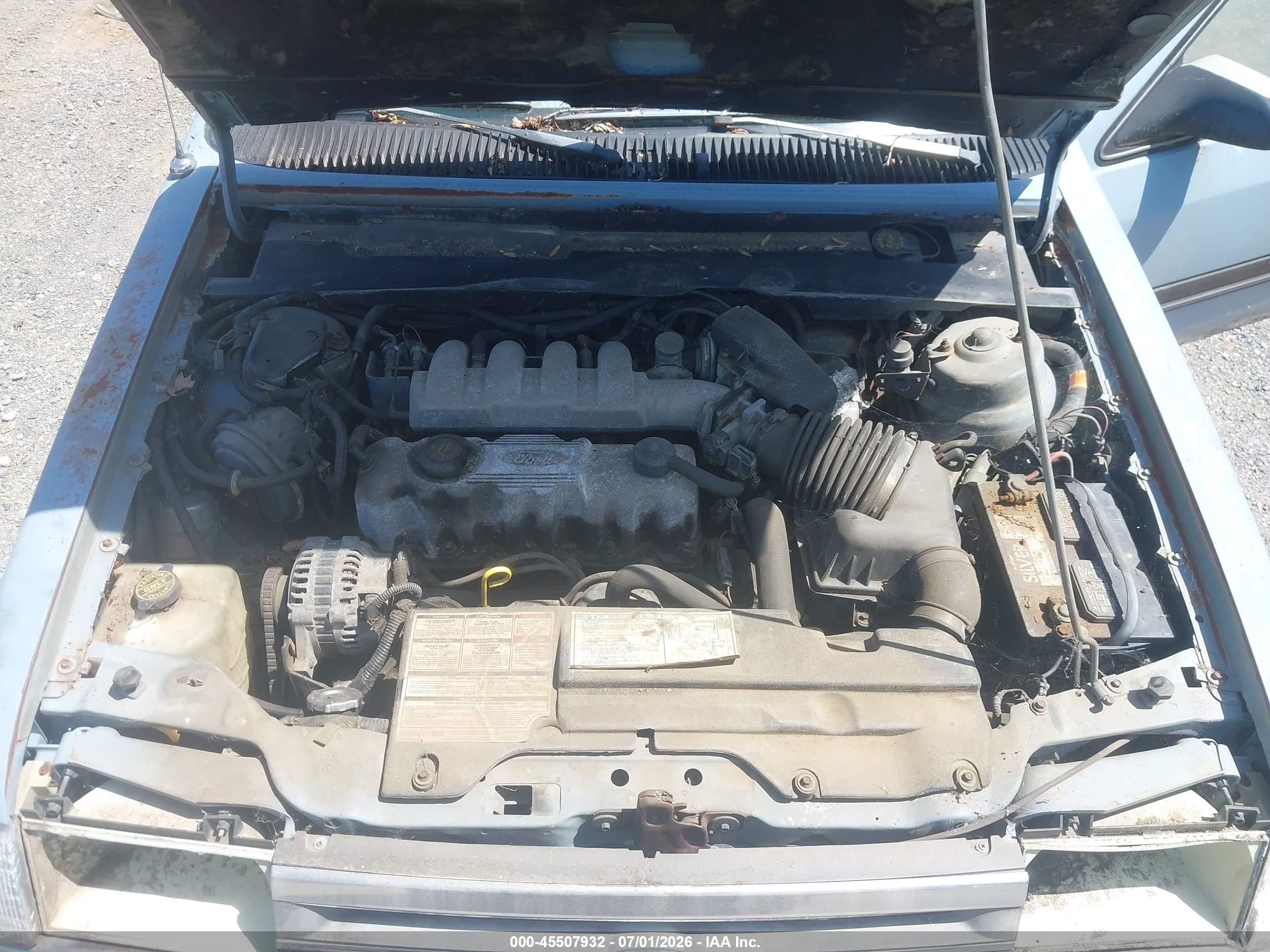 1989 Ford Tempo Gl Синий vin: 2FAPP36X6KB179006