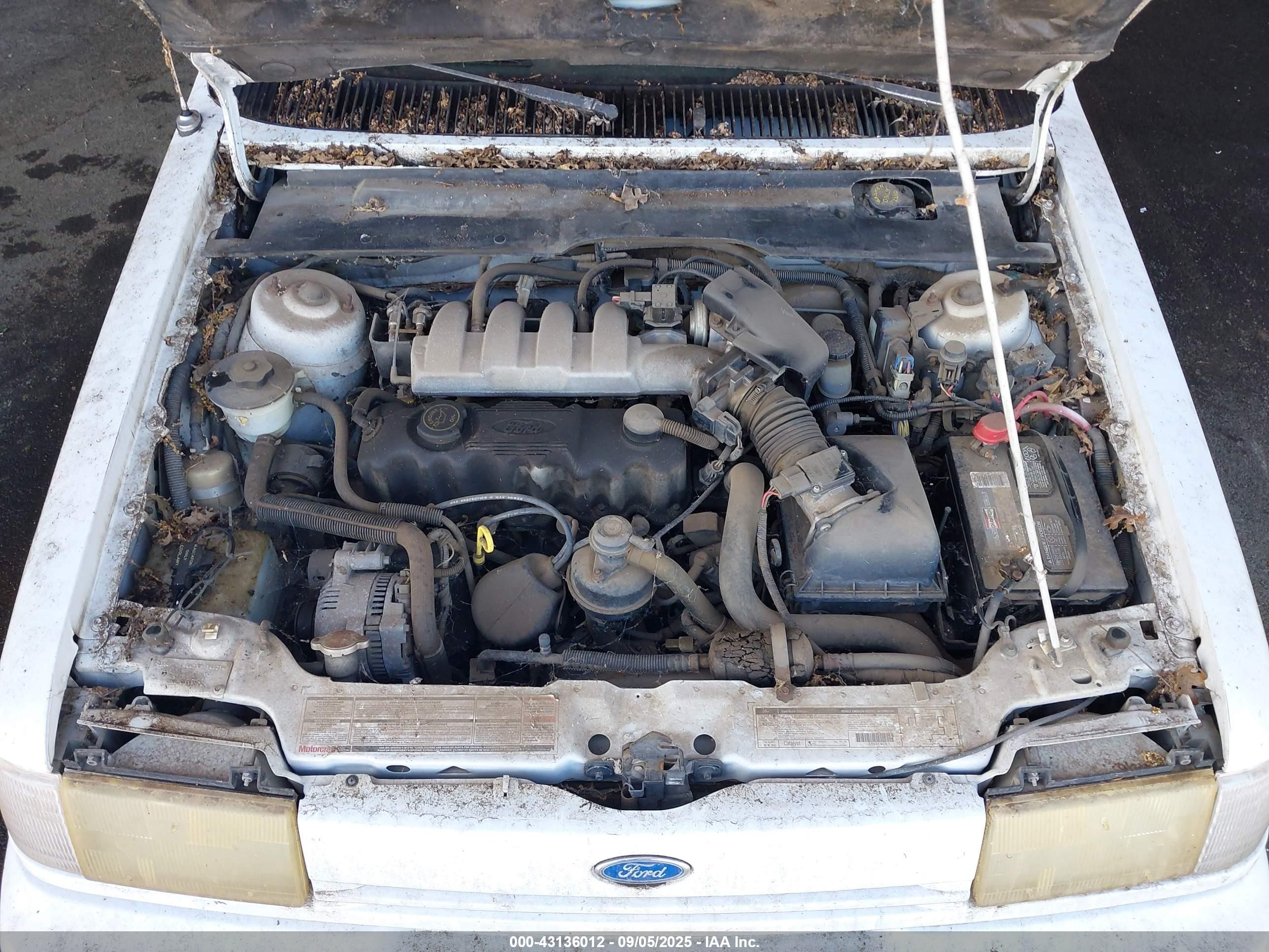 1992 Ford Tempo Gl White vin: 2FAPP36X6NB148214