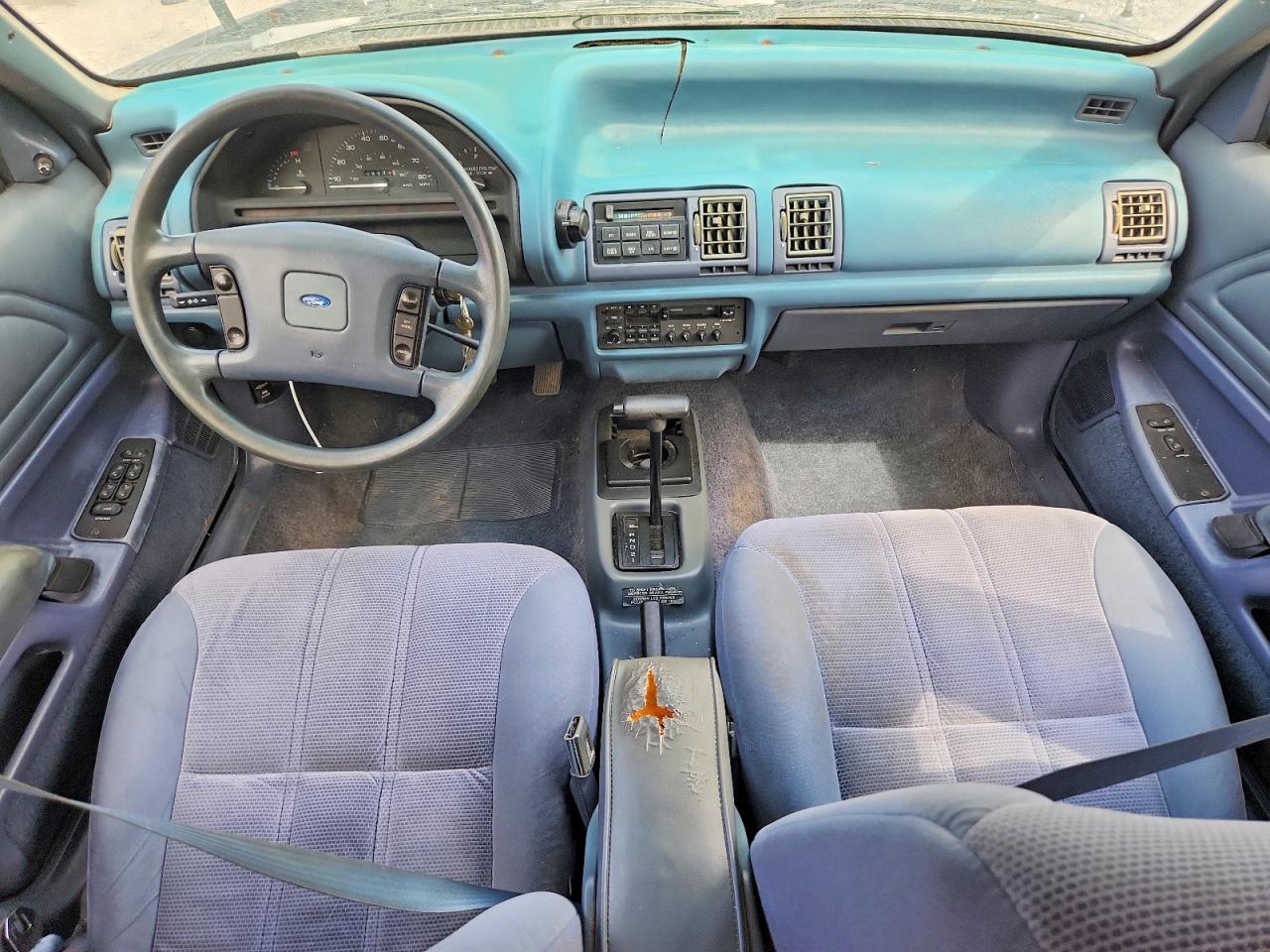 1992 Ford Tempo Gl Blue vin: 2FAPP36X6NB198806