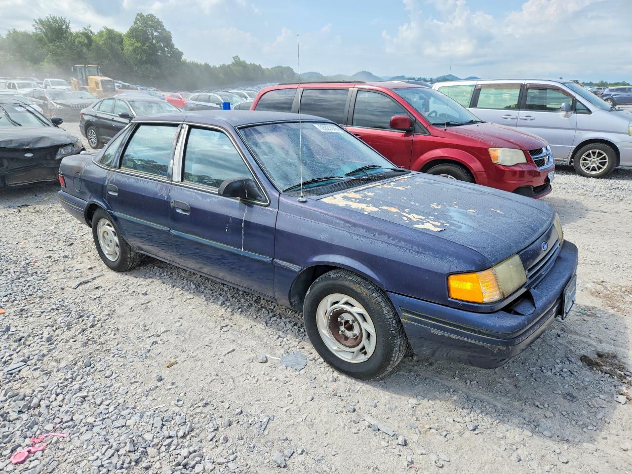 1992 Ford Tempo Gl Blue vin: 2FAPP36X6NB198806