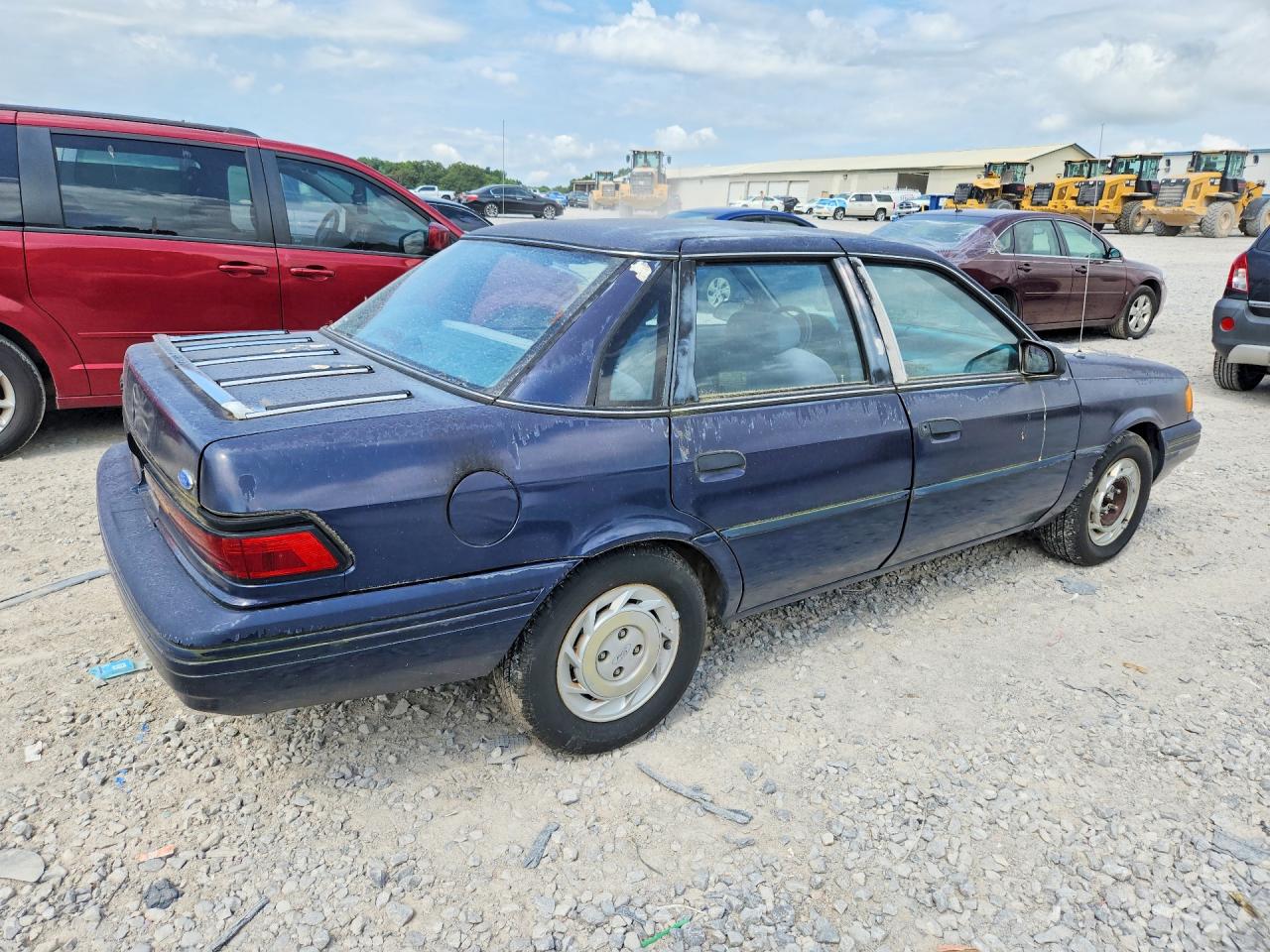 1992 Ford Tempo Gl Blue vin: 2FAPP36X6NB198806