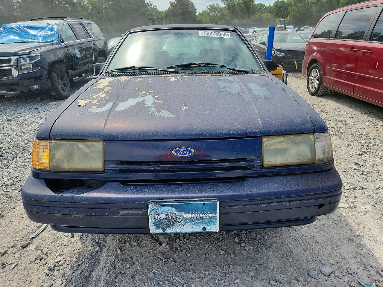 1992 Ford Tempo Gl Blue vin: 2FAPP36X6NB198806