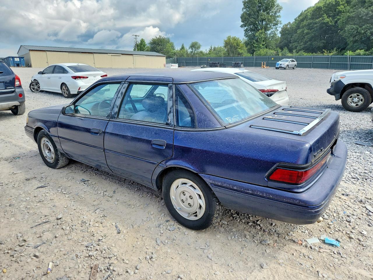 1992 Ford Tempo Gl Blue vin: 2FAPP36X6NB198806