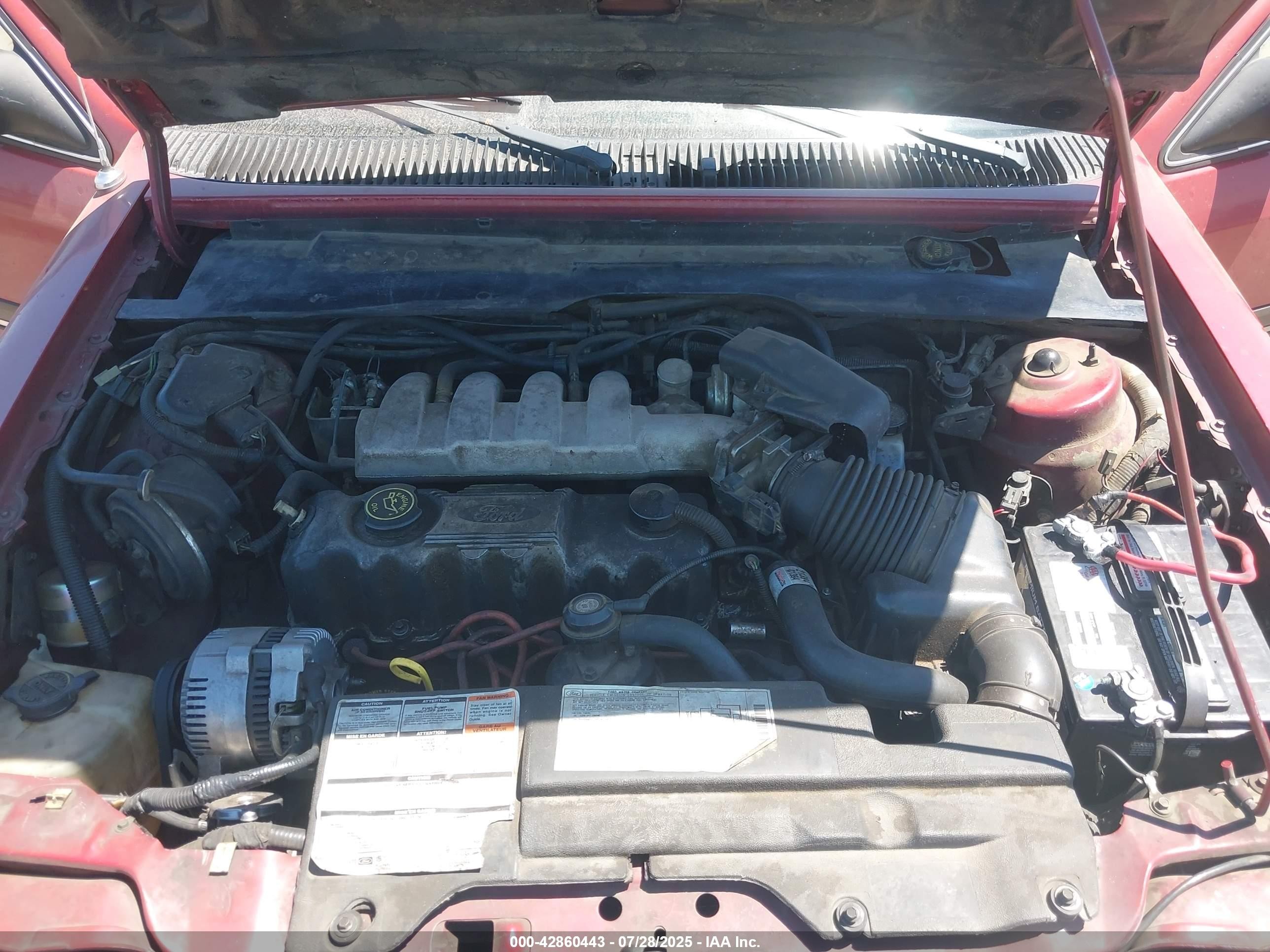 1991 Ford Tempo Gl Red vin: 2FAPP36X8MB184467