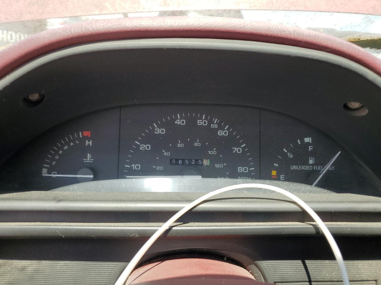 1991 Ford Tempo Gl   Red vin: 2FAPP36XXMB188231
