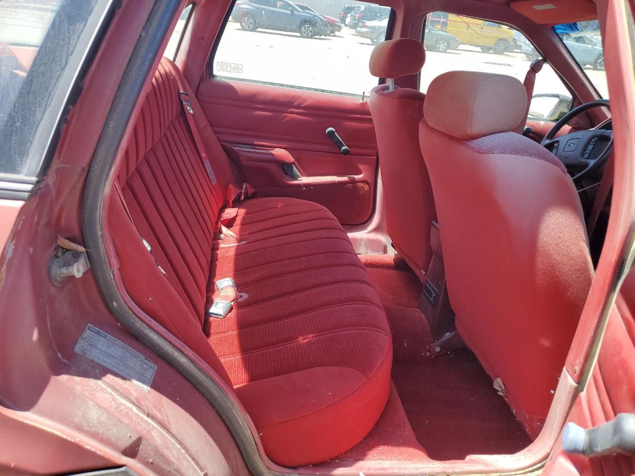1991 Ford Tempo Gl   Red vin: 2FAPP36XXMB188231