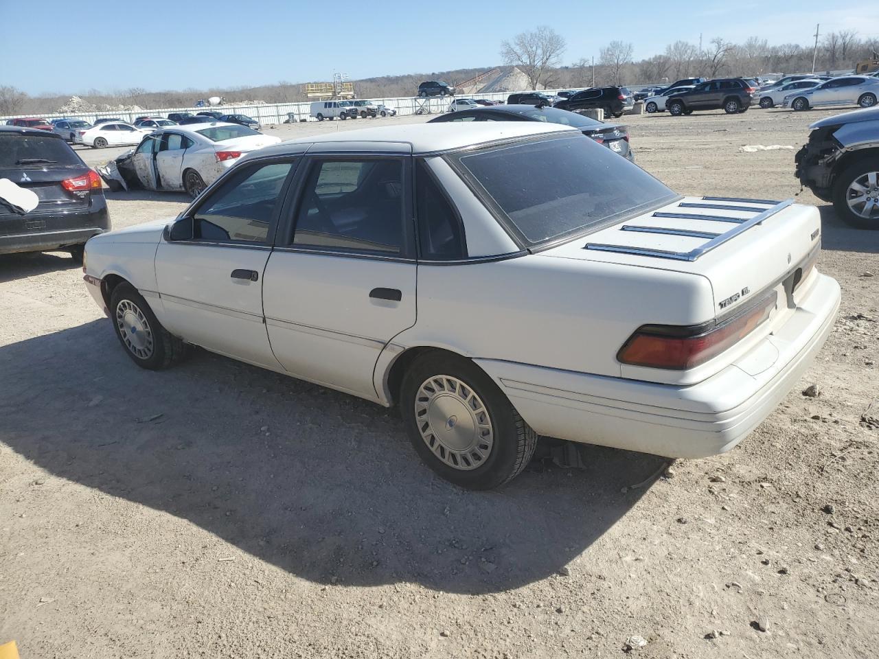 1992 Ford Tempo Gl White vin: 2FAPP36XXNB207779