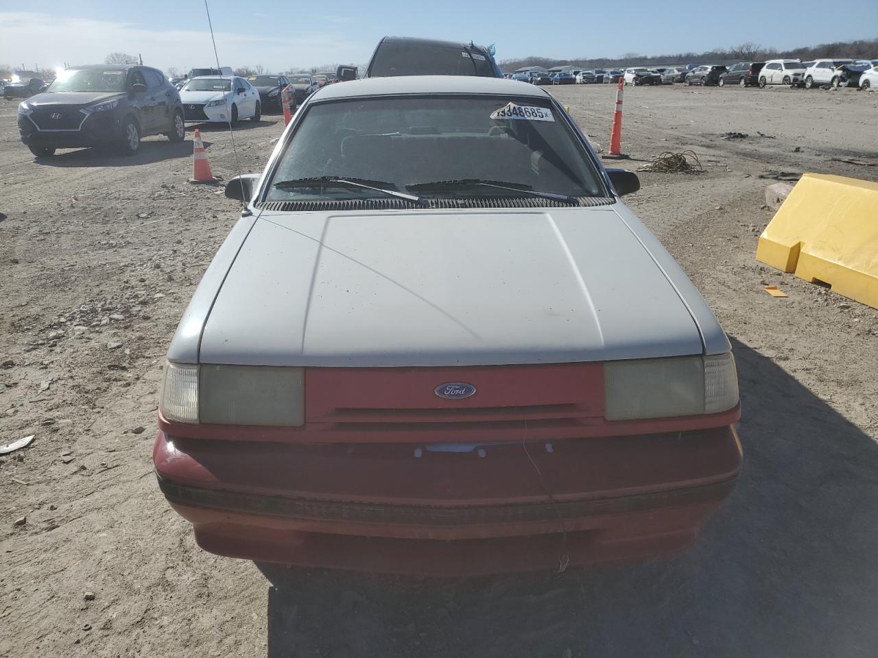 1992 Ford Tempo Gl White vin: 2FAPP36XXNB207779
