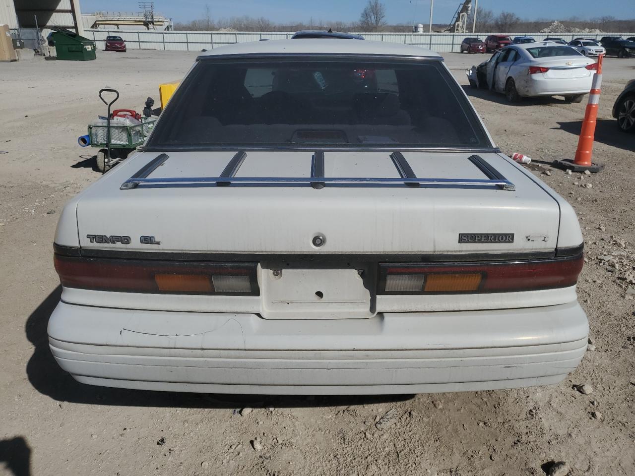 1992 Ford Tempo Gl White vin: 2FAPP36XXNB207779