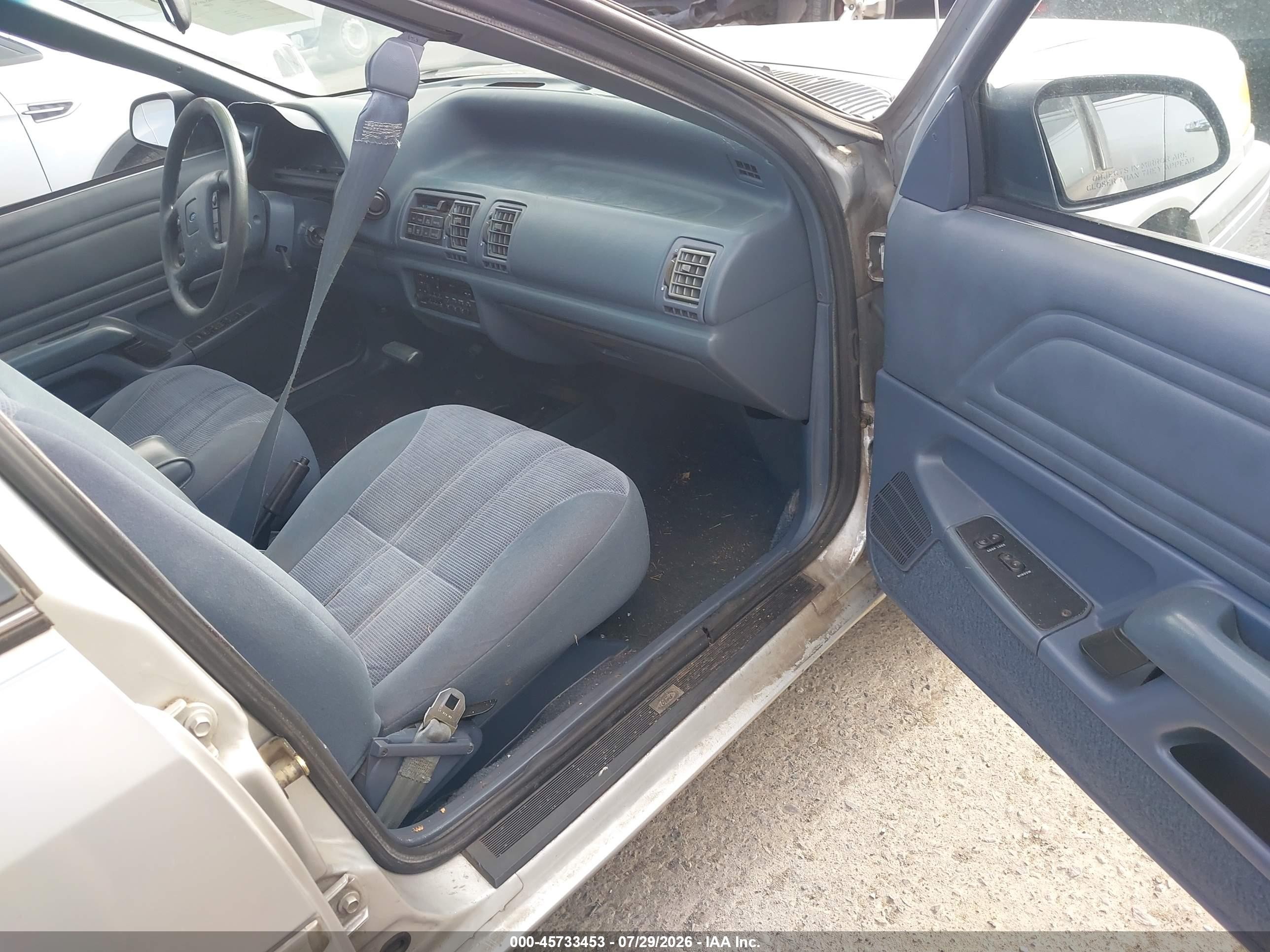 1993 Ford Tempo Gl Silver vin: 2FAPP36XXPB134769