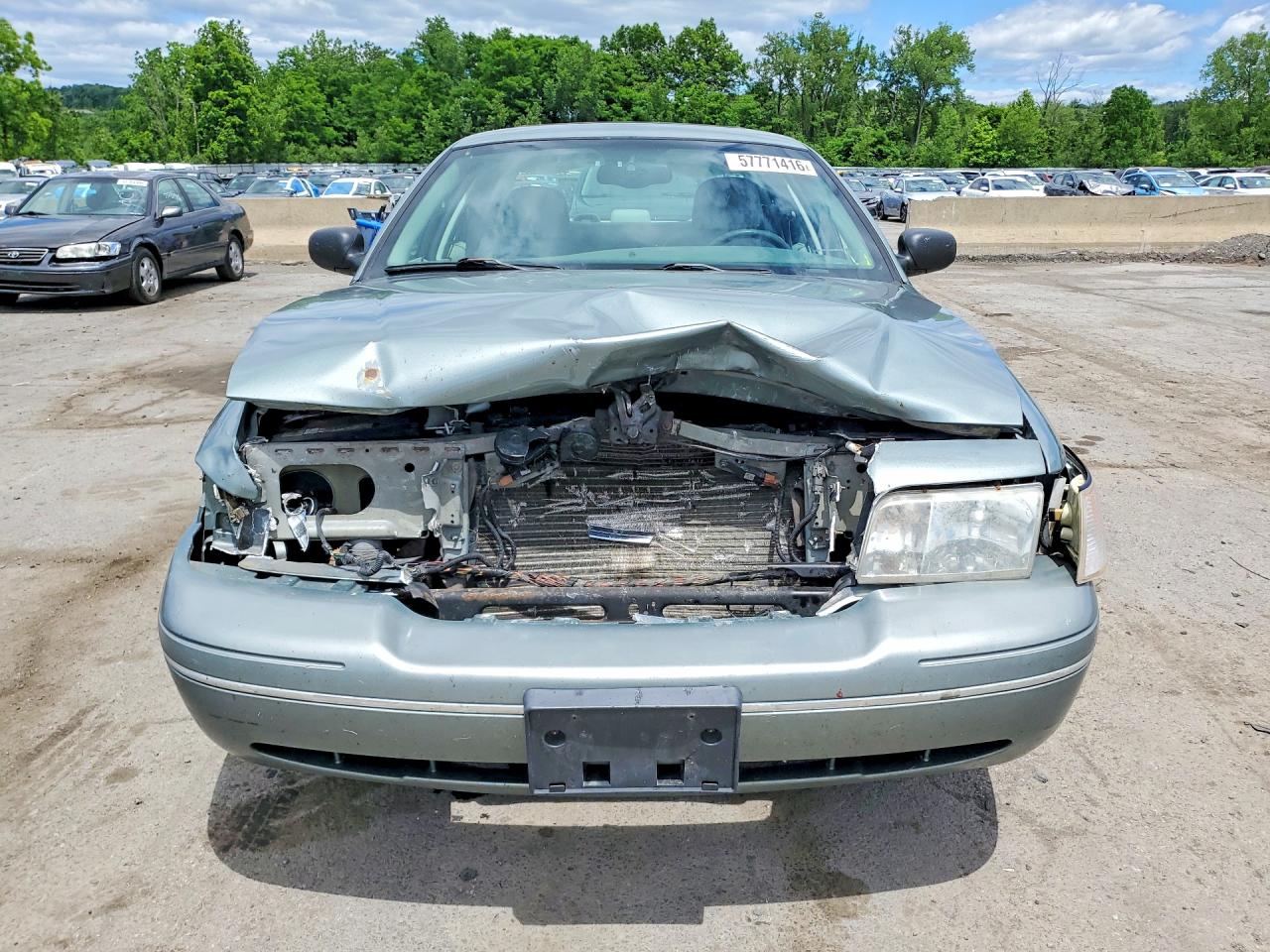 2005 Ford Crown Victoria Lx Teal vin: 2FDFP74W65X108539