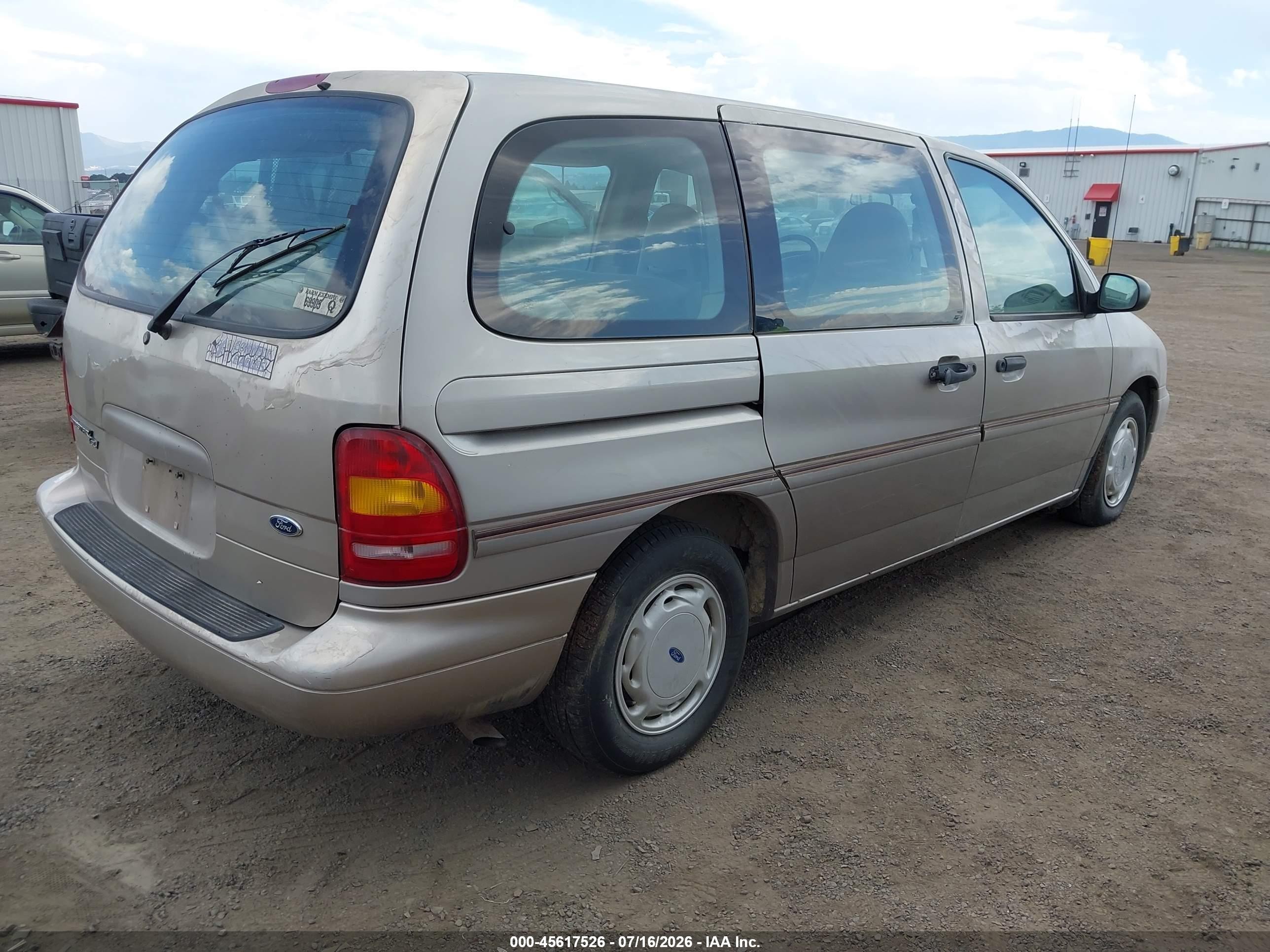 1997 Ford Windstar Gl/lx Gold vin: 2FMDA5140VBD20420