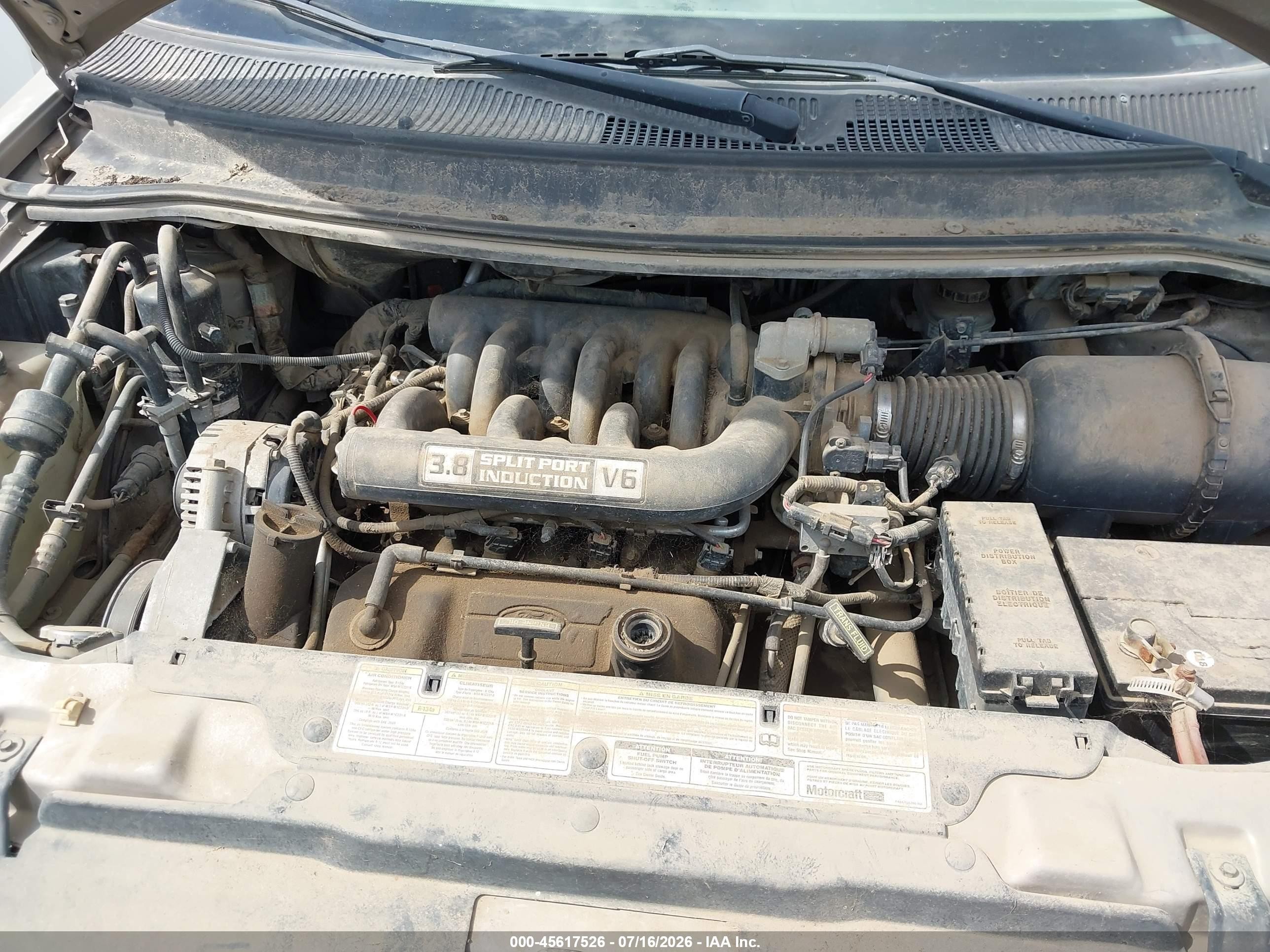 1997 Ford Windstar Gl/lx Gold vin: 2FMDA5140VBD20420