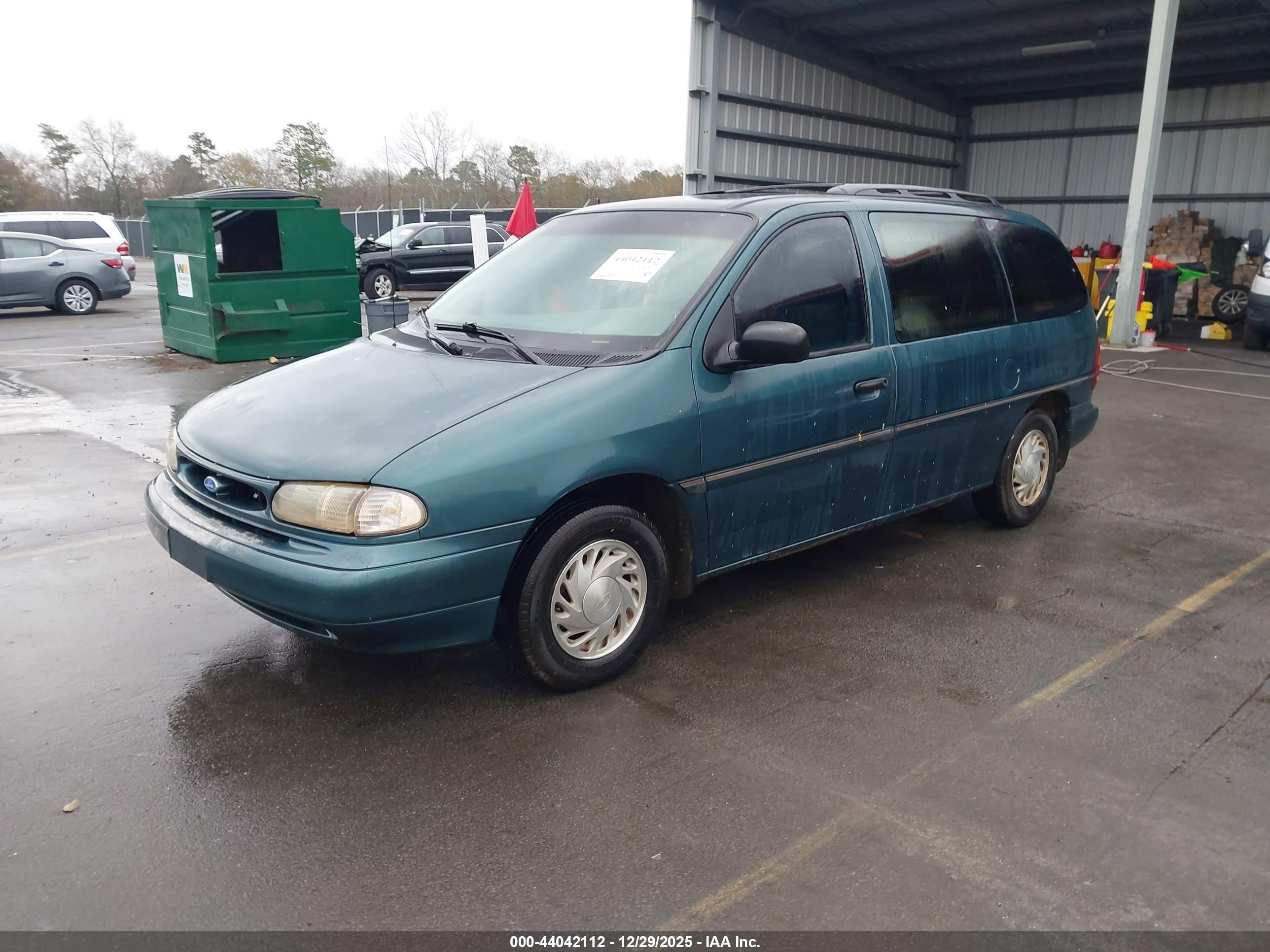 1997 Ford Windstar Gl/lx Green vin: 2FMDA5142VBC80292