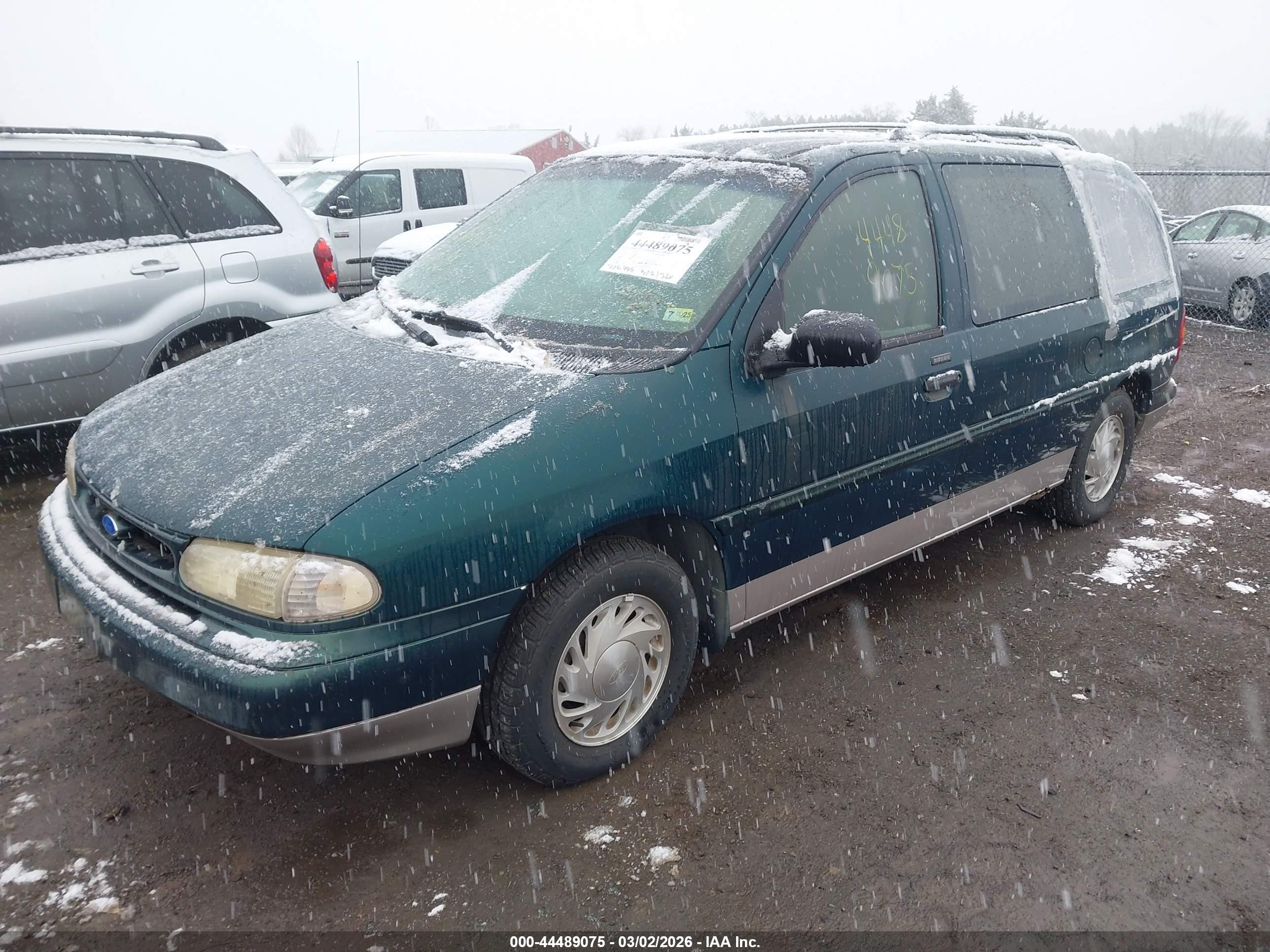 1995 Ford Windstar Wagon Green vin: 2FMDA5143SBA52961