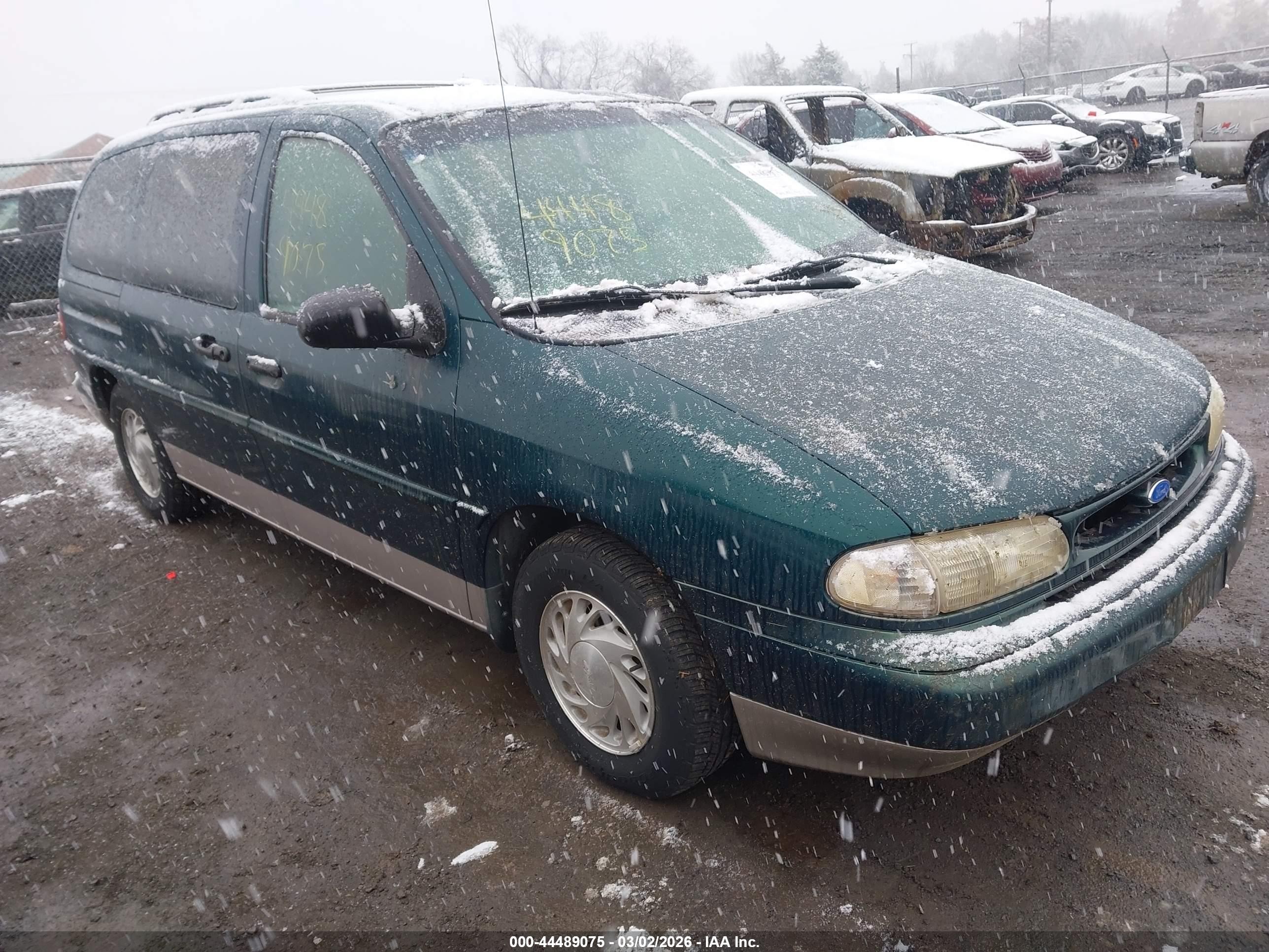 1995 Ford Windstar Wagon Green vin: 2FMDA5143SBA52961