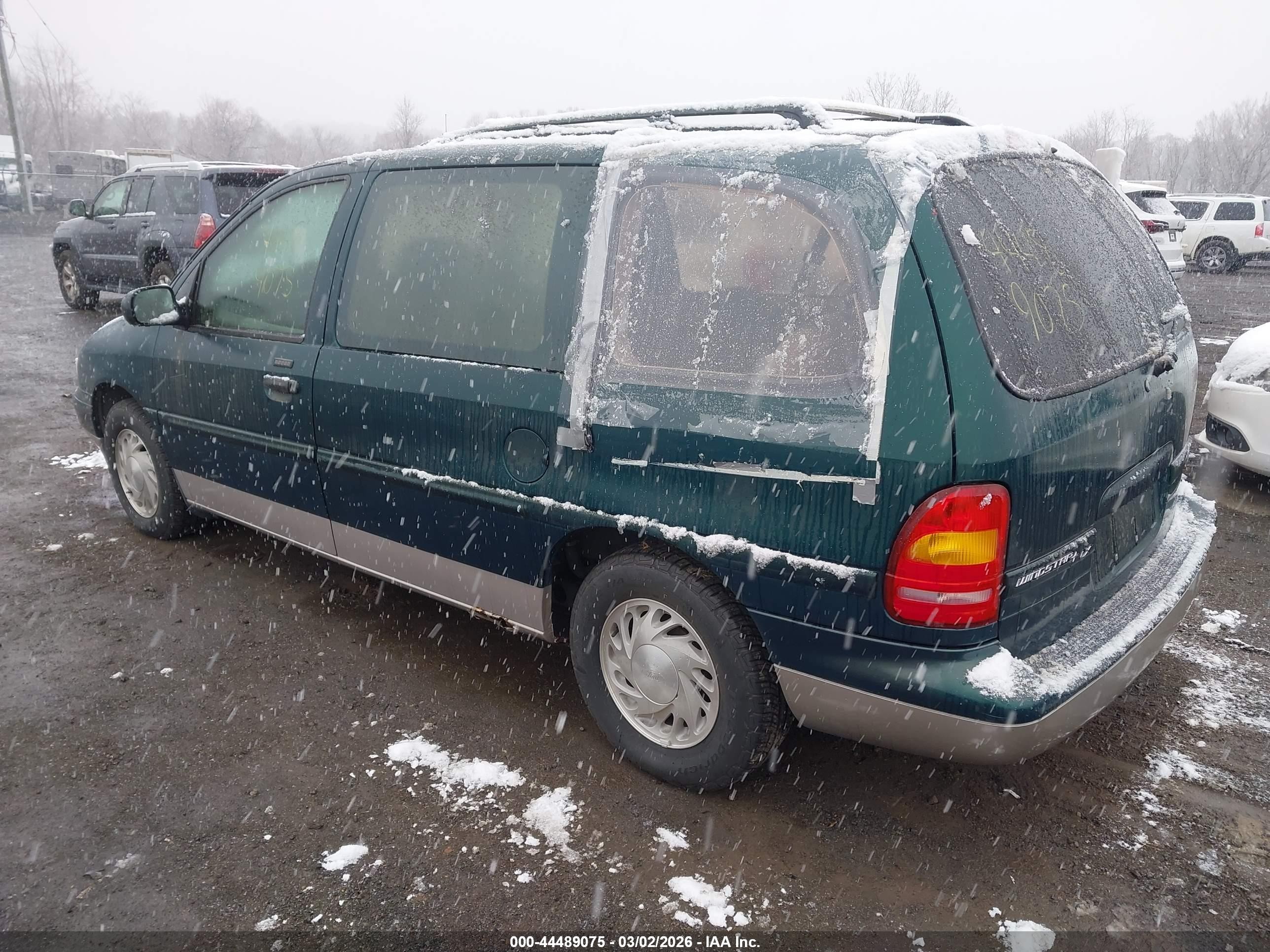 1995 Ford Windstar Wagon Green vin: 2FMDA5143SBA52961