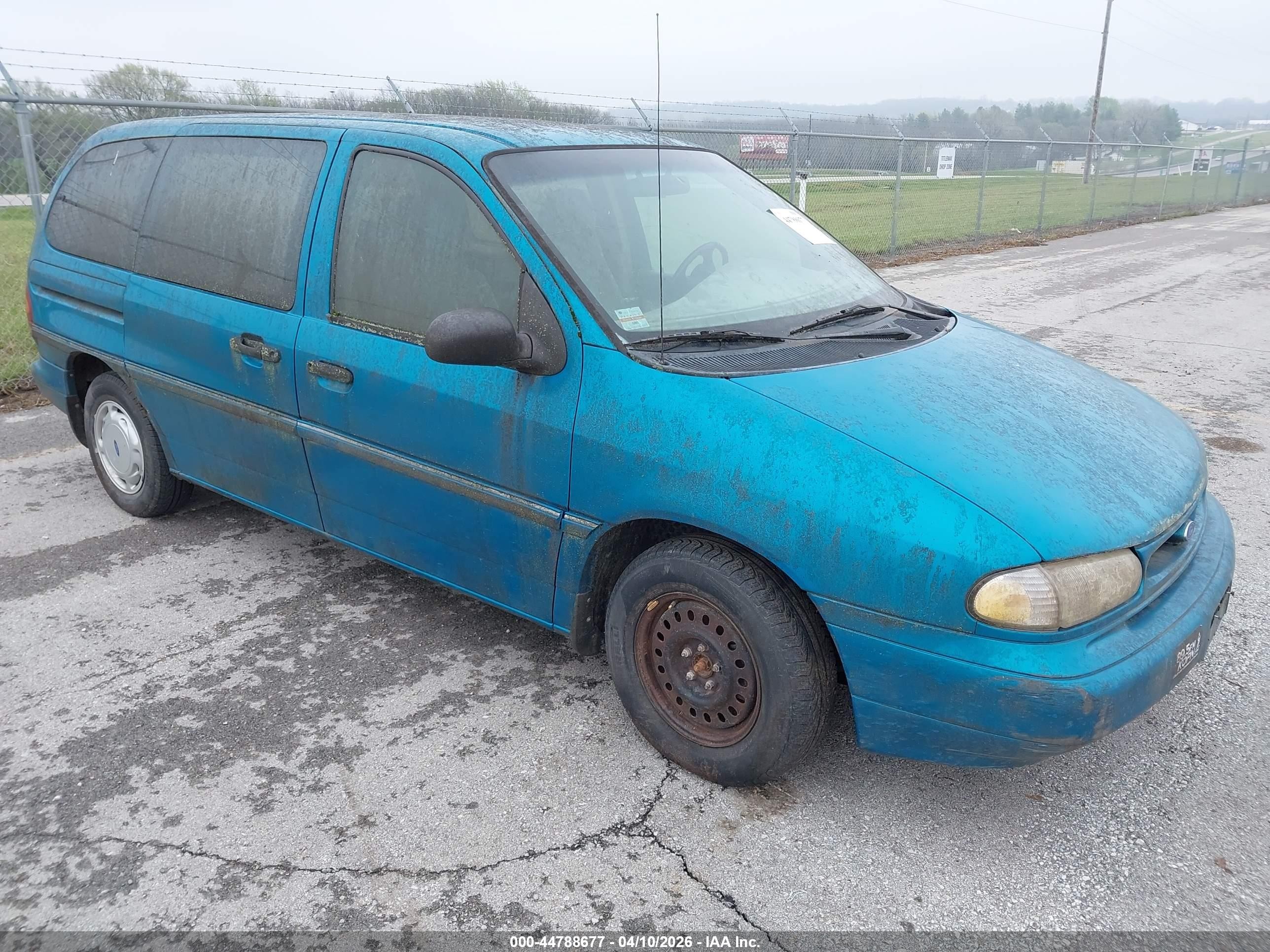 1995 Ford Windstar Wagon Teal vin: 2FMDA5143SBB38626