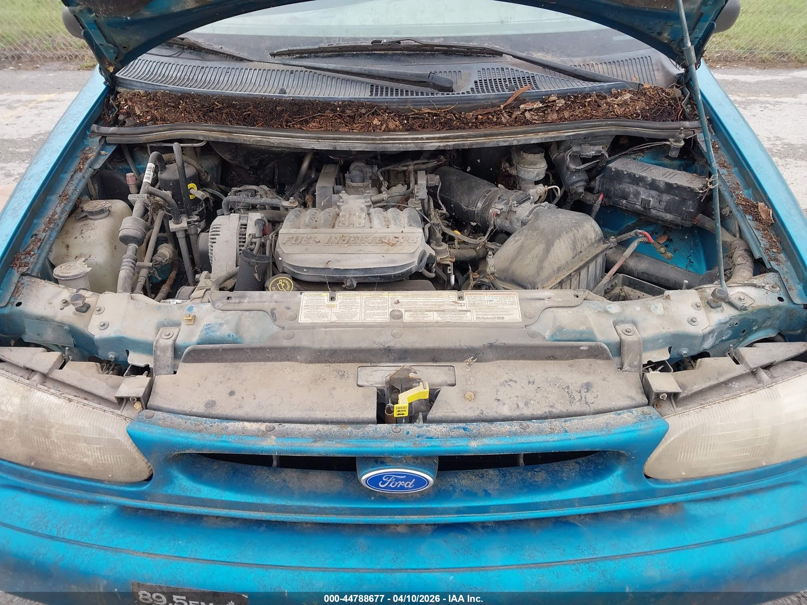 1995 Ford Windstar Wagon Teal vin: 2FMDA5143SBB38626