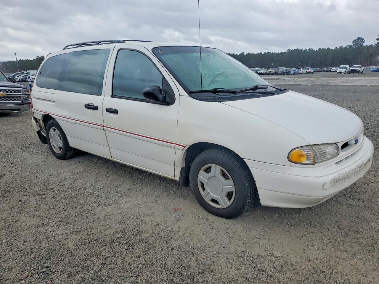 1995 Ford Windstar Wagon White vin: 2FMDA5143SBB79743