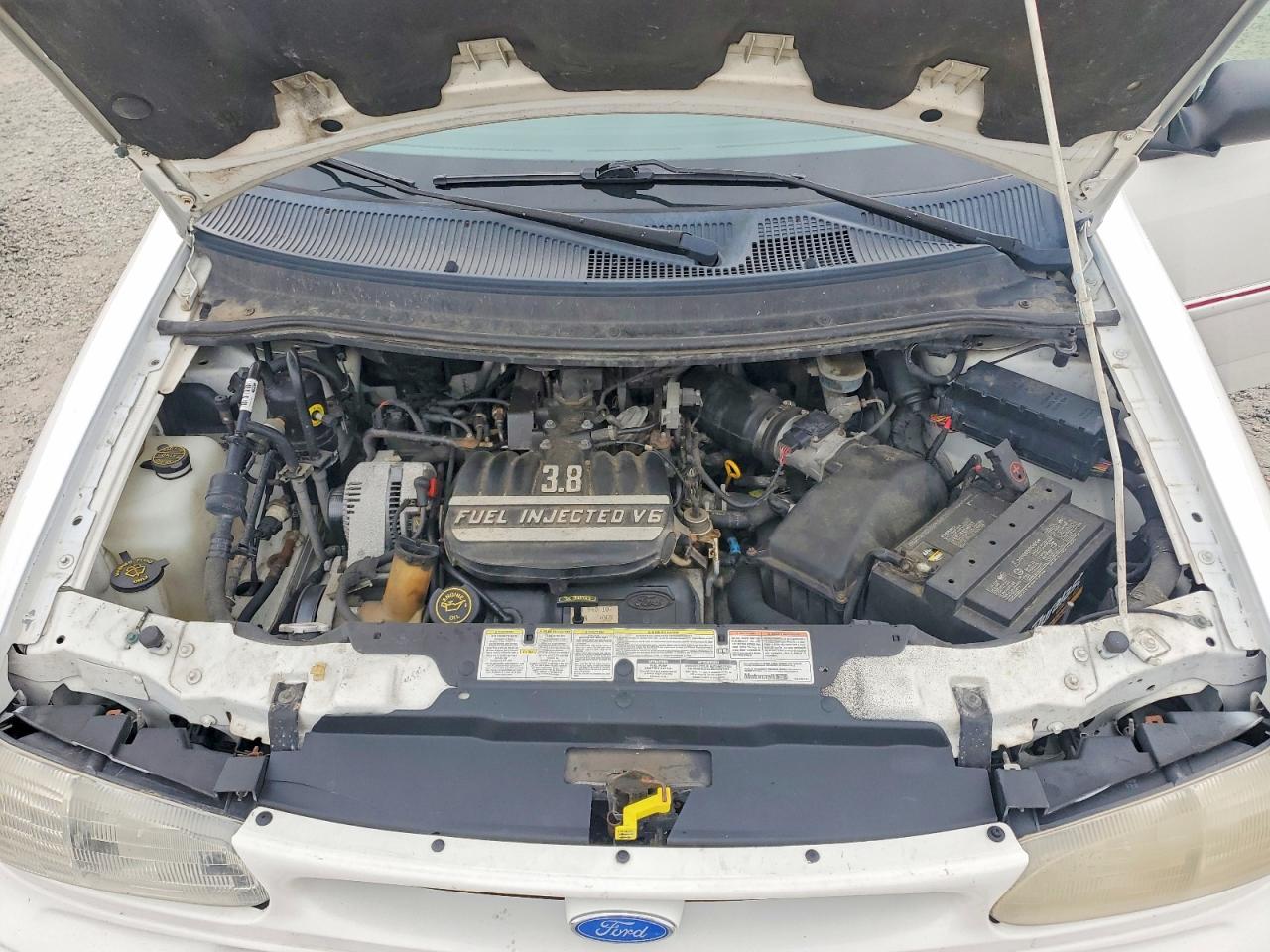 1995 Ford Windstar Wagon White vin: 2FMDA5143SBB79743
