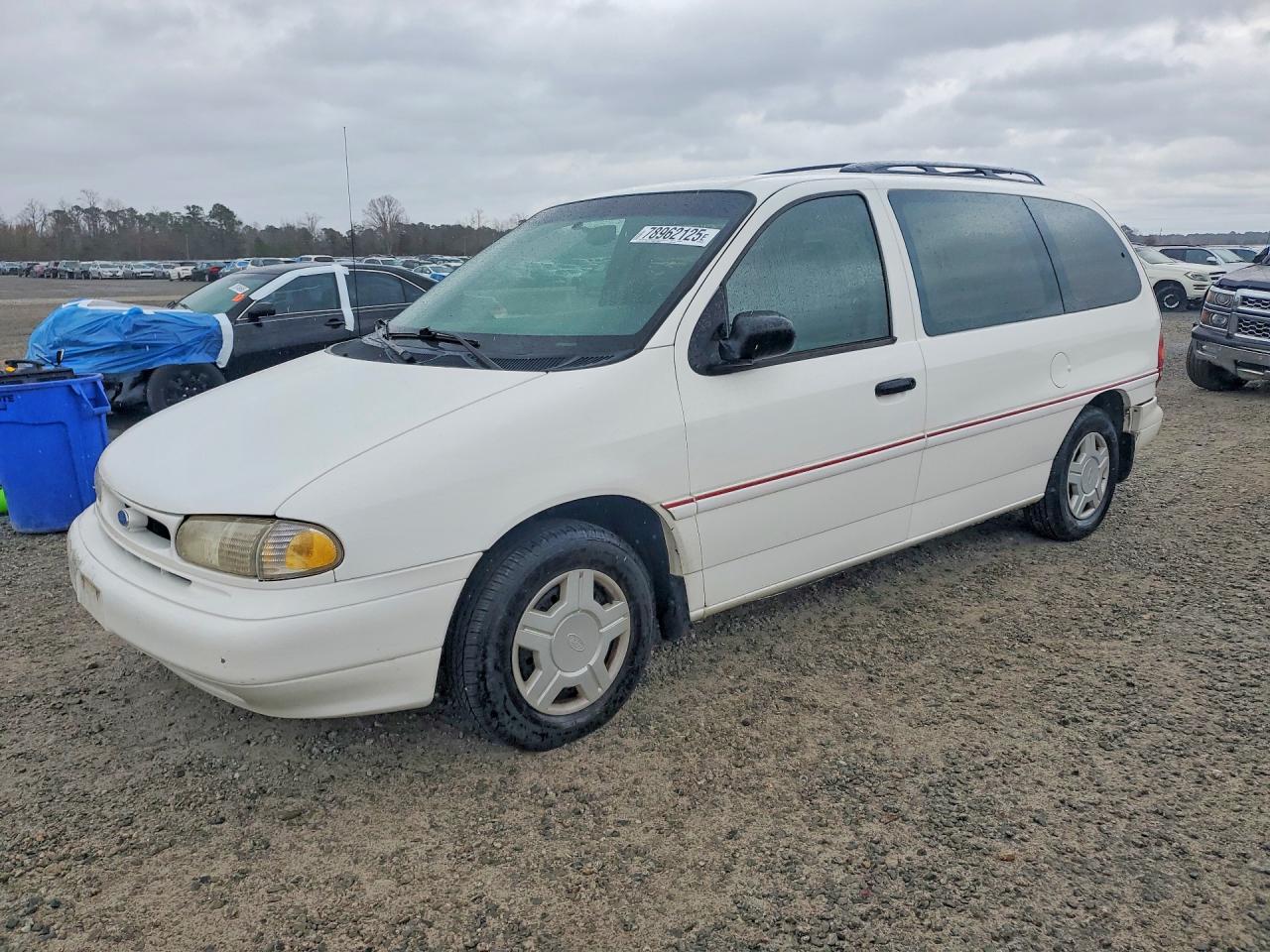 1995 Ford Windstar Wagon White vin: 2FMDA5143SBB79743