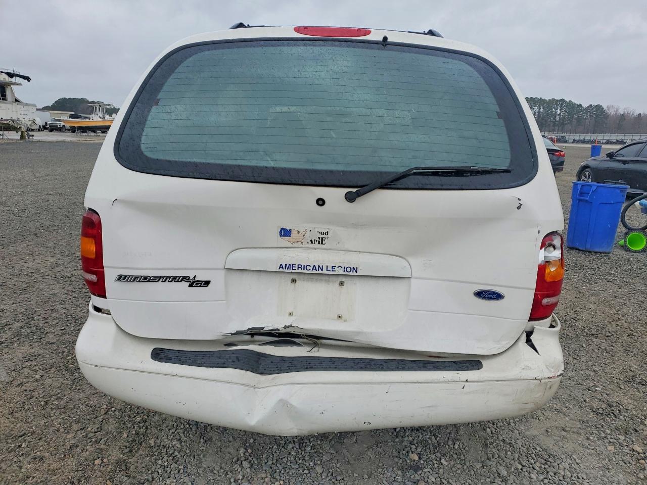 1995 Ford Windstar Wagon White vin: 2FMDA5143SBB79743