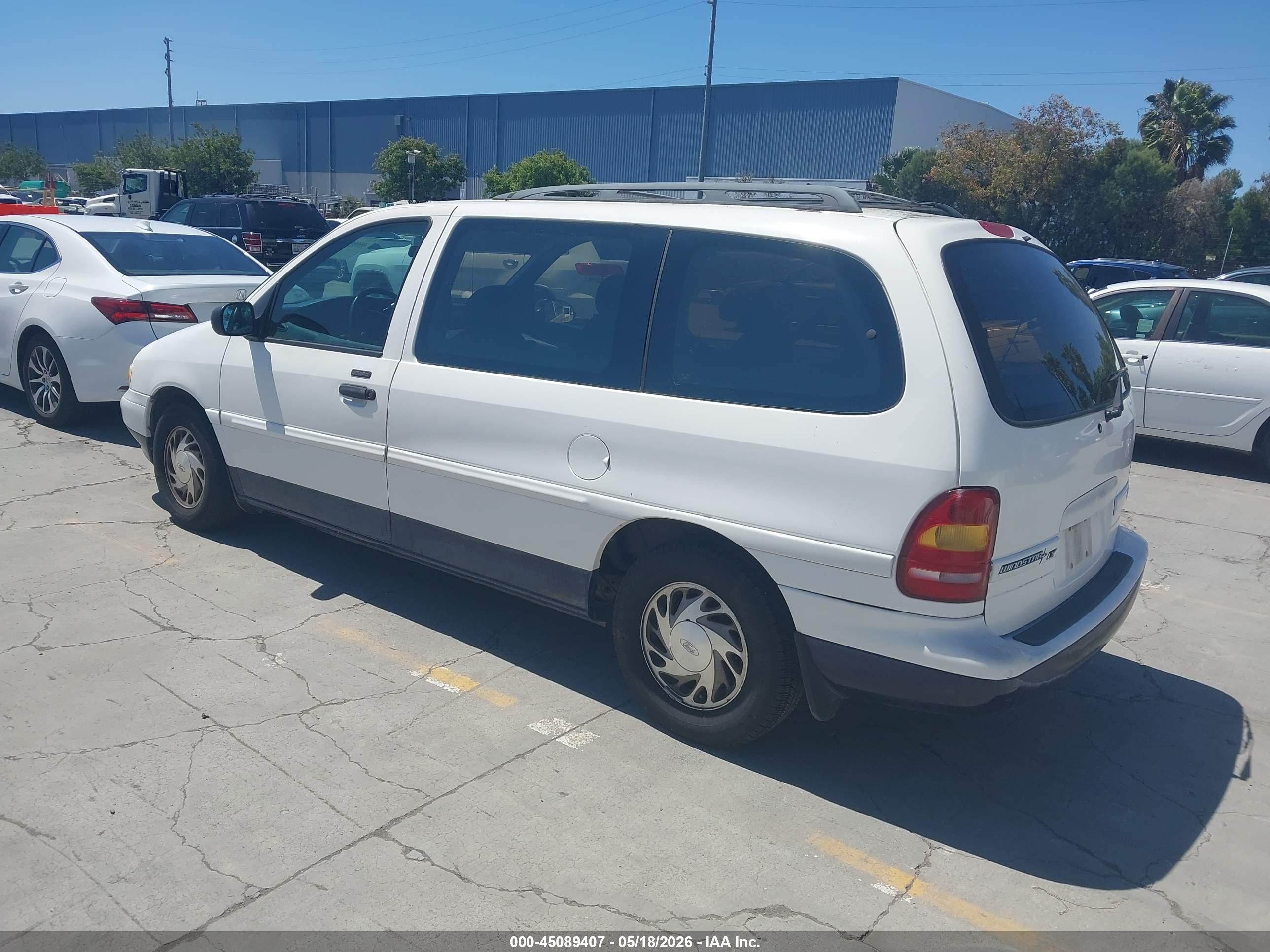 1995 Ford Windstar Wagon White vin: 2FMDA5143SBC60466