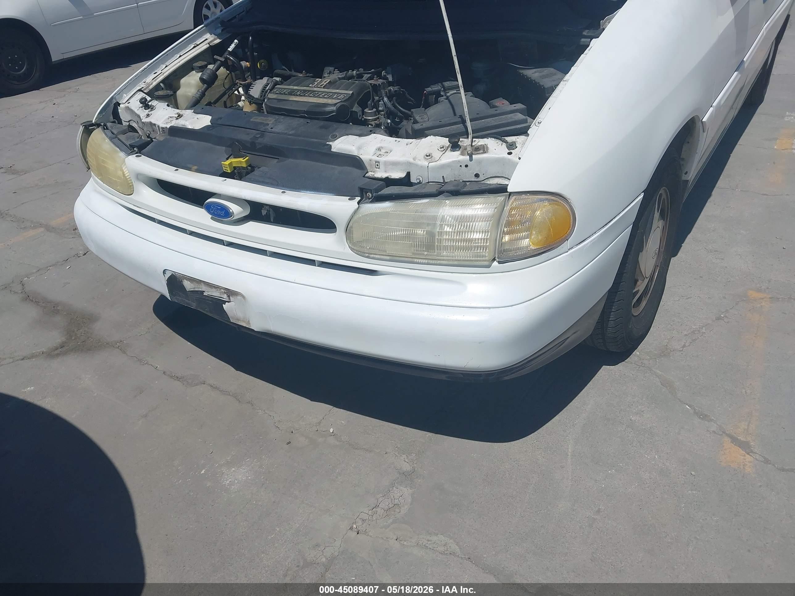 1995 Ford Windstar Wagon White vin: 2FMDA5143SBC60466