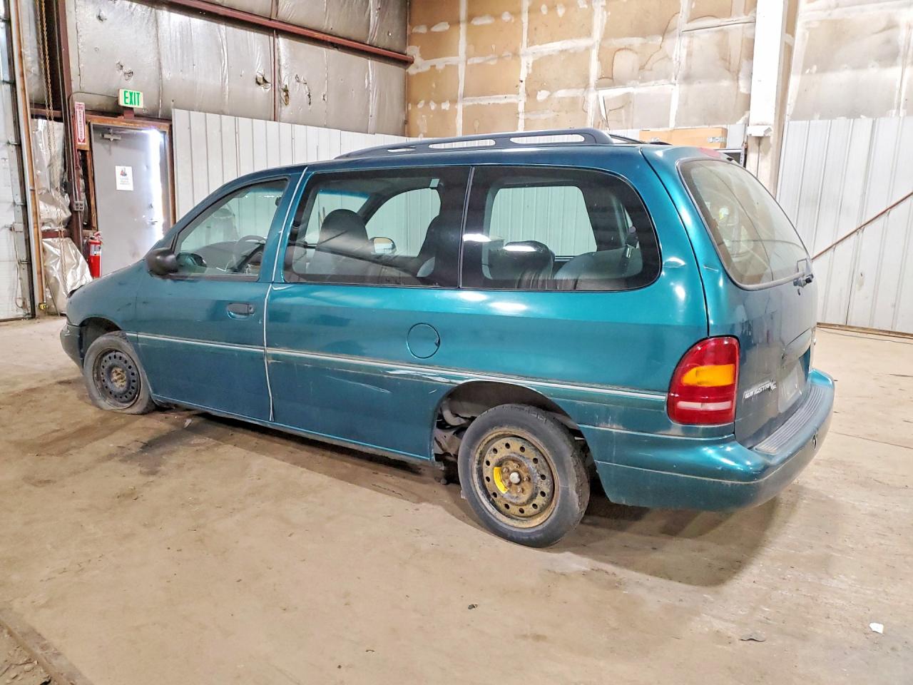 1996 Ford Windstar Wagon Бирюзовый vin: 2FMDA5143TBC20776