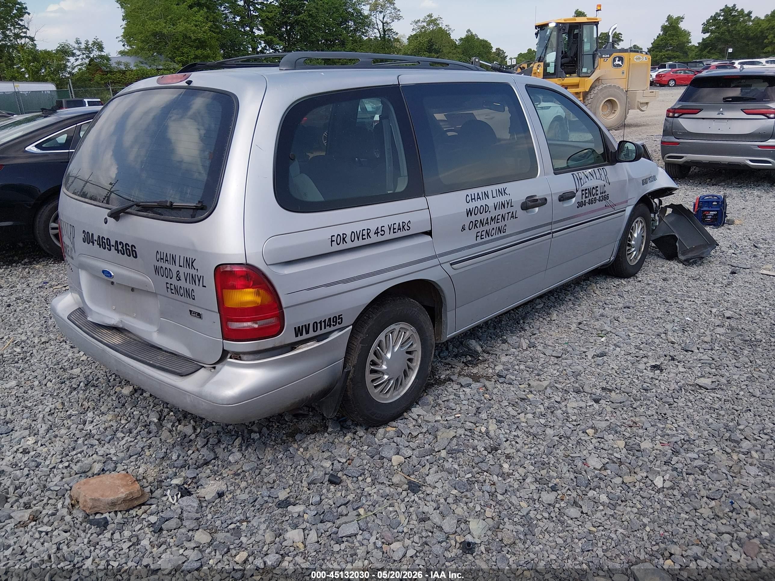 1998 Ford Windstar Gl/limited/lx Серебряный vin: 2FMDA5144WBB44053