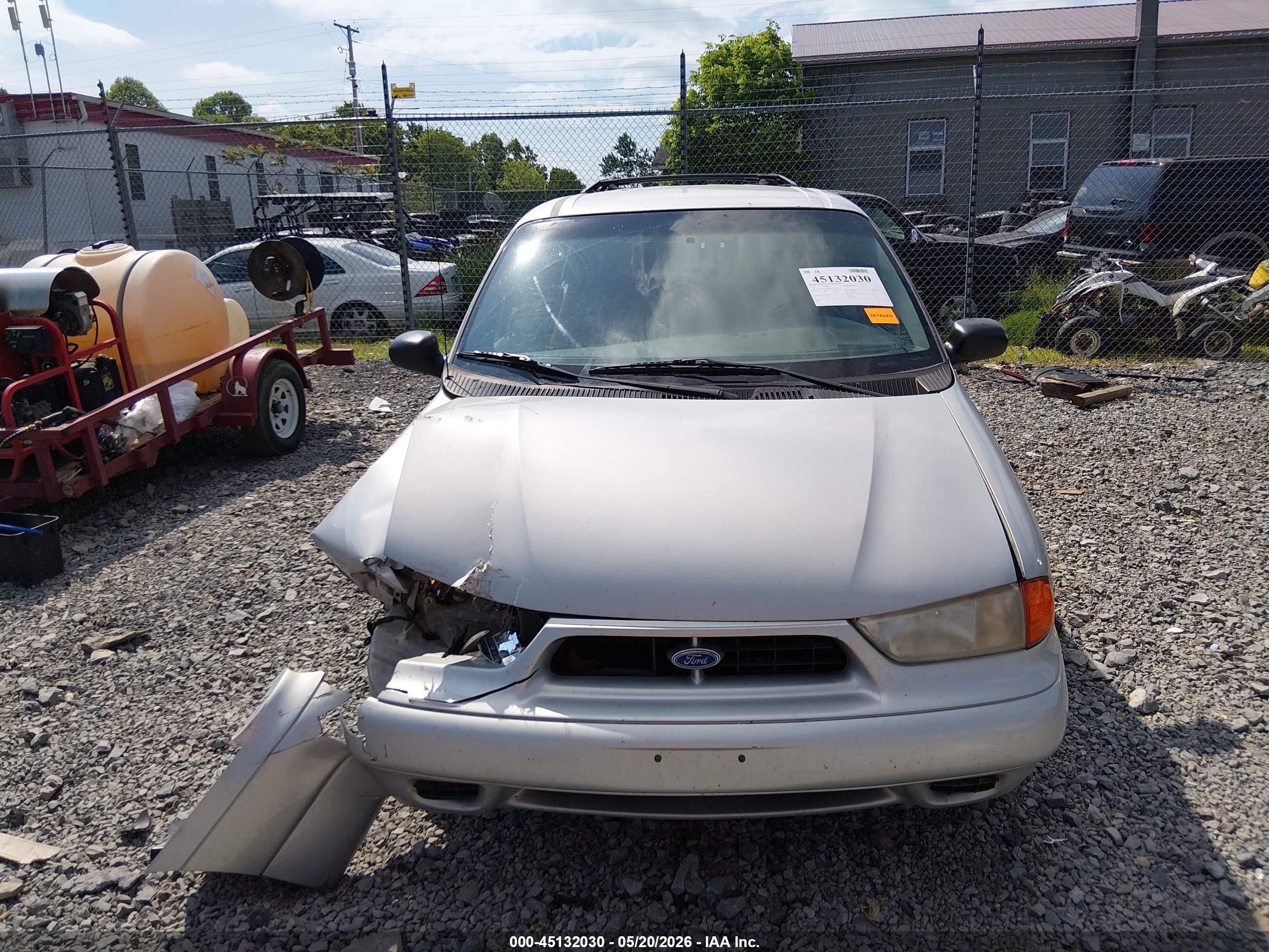 1998 Ford Windstar Gl/limited/lx Серебряный vin: 2FMDA5144WBB44053