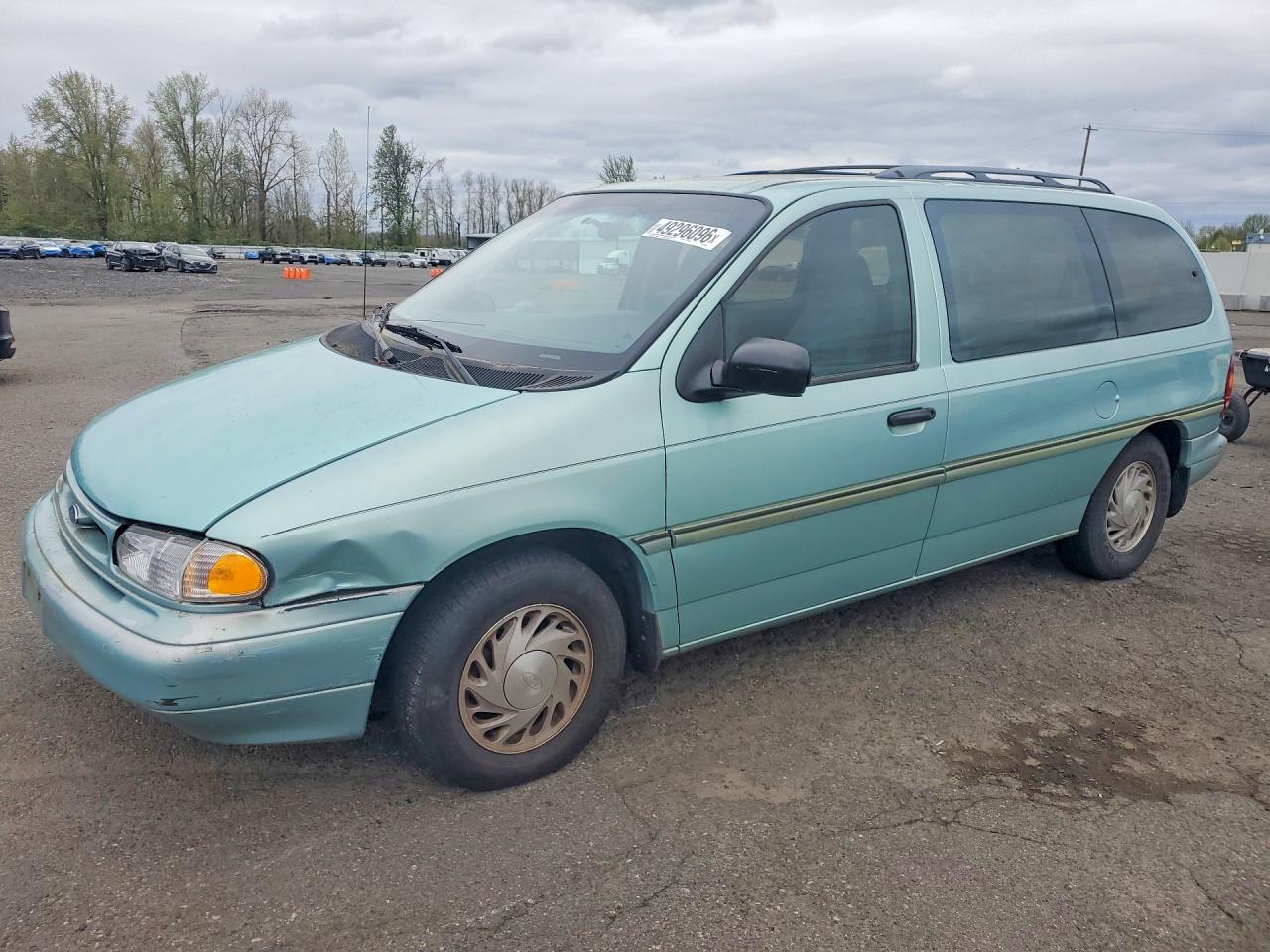 1995 Ford Windstar Wagon Turquoise vin: 2FMDA5145SBC44236