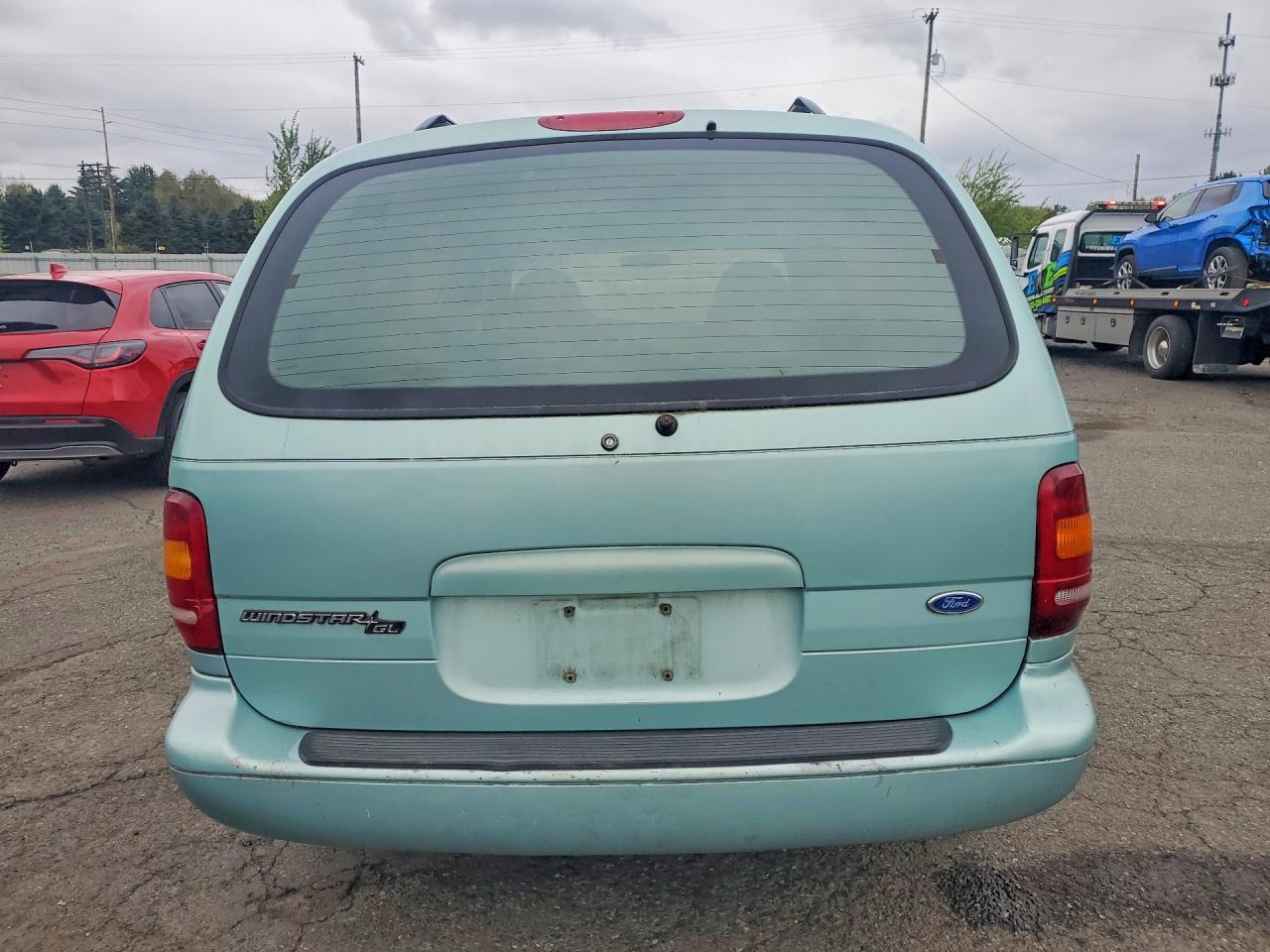 1995 Ford Windstar Wagon Turquoise vin: 2FMDA5145SBC44236