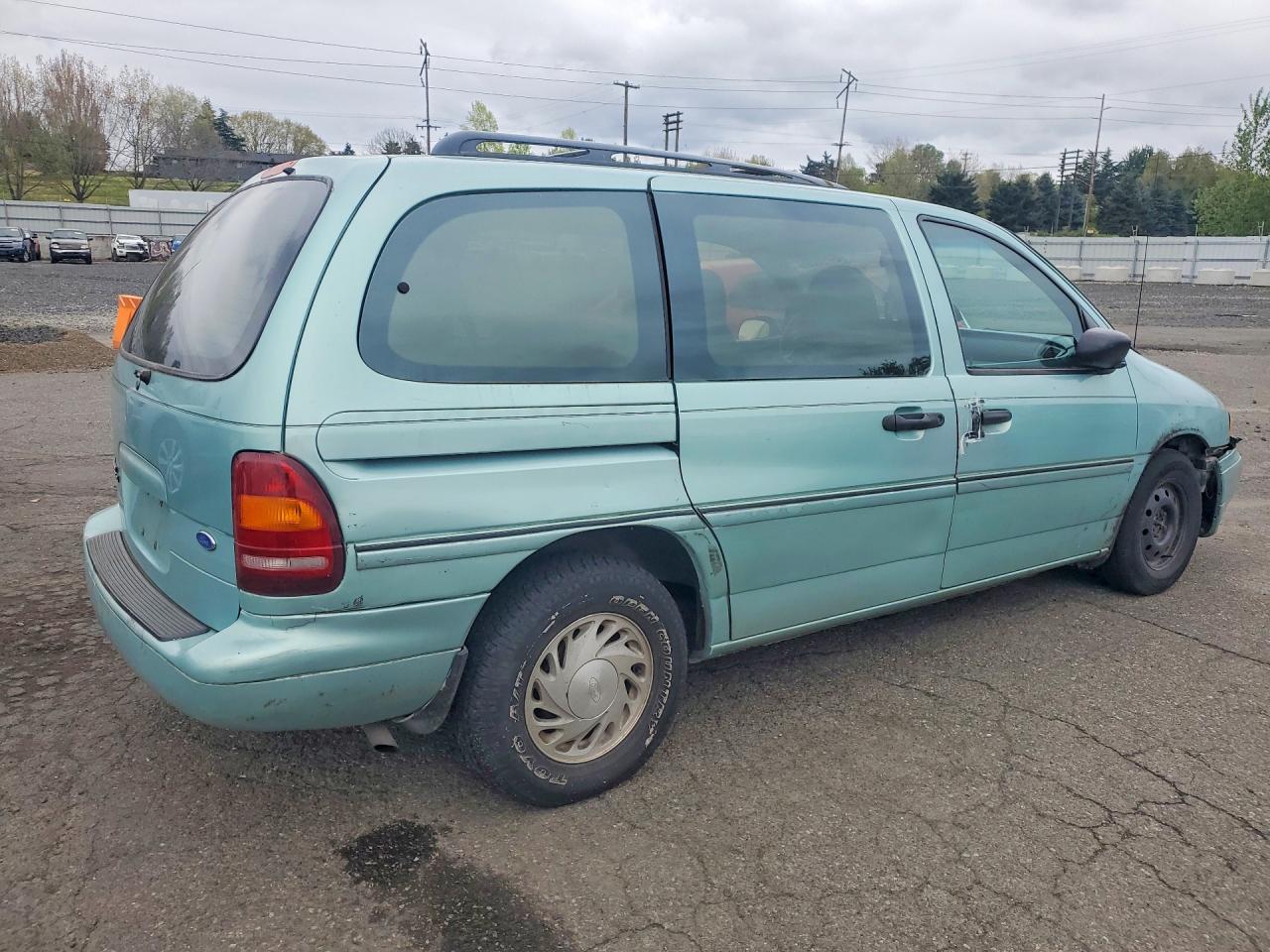 1995 Ford Windstar Wagon Turquoise vin: 2FMDA5145SBC44236
