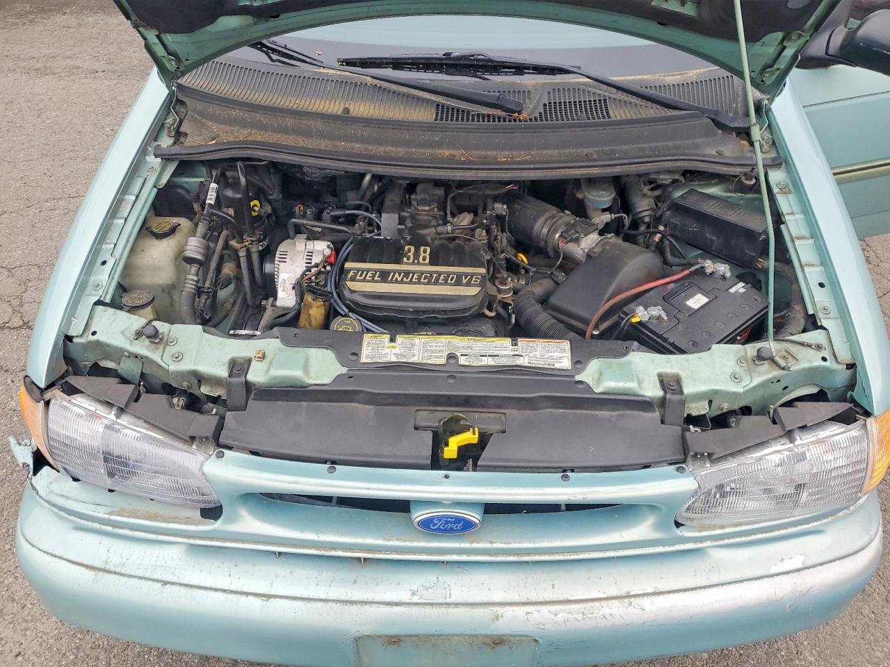 1995 Ford Windstar Wagon Turquoise vin: 2FMDA5145SBC44236