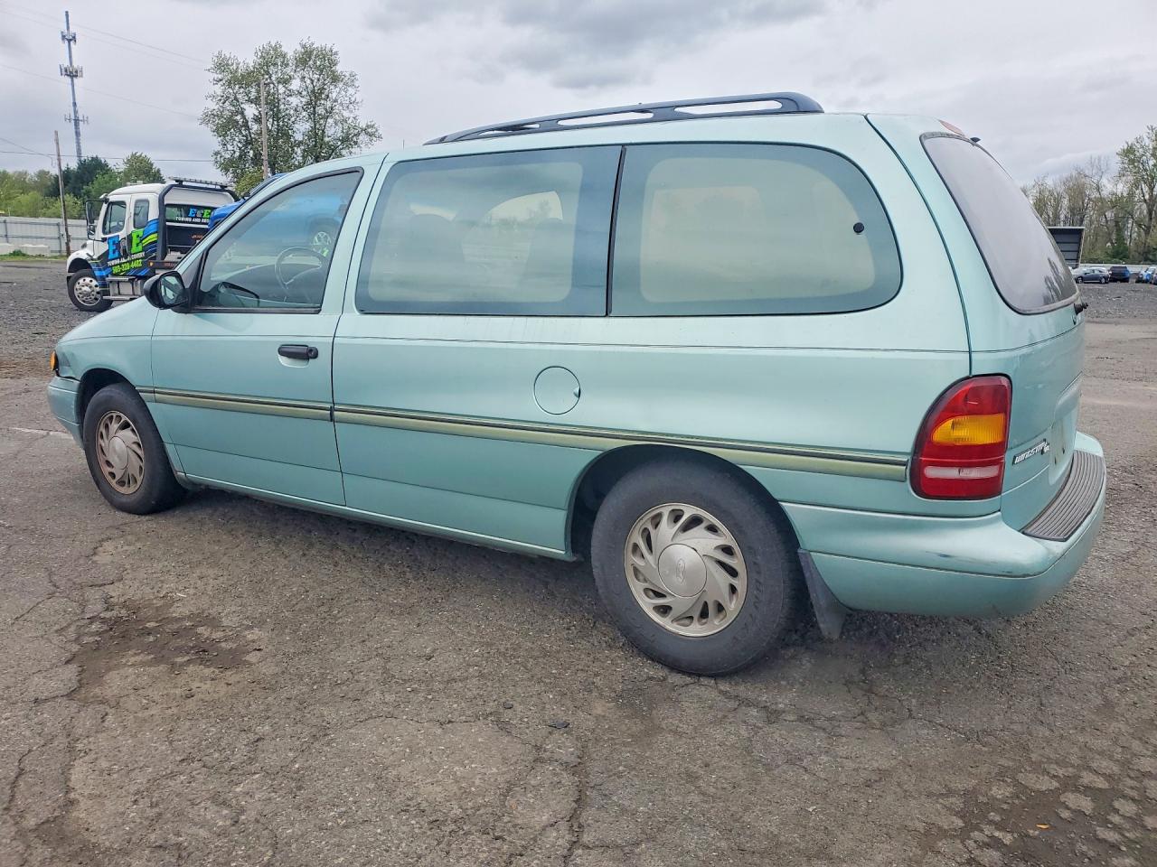1995 Ford Windstar Wagon Turquoise vin: 2FMDA5145SBC44236