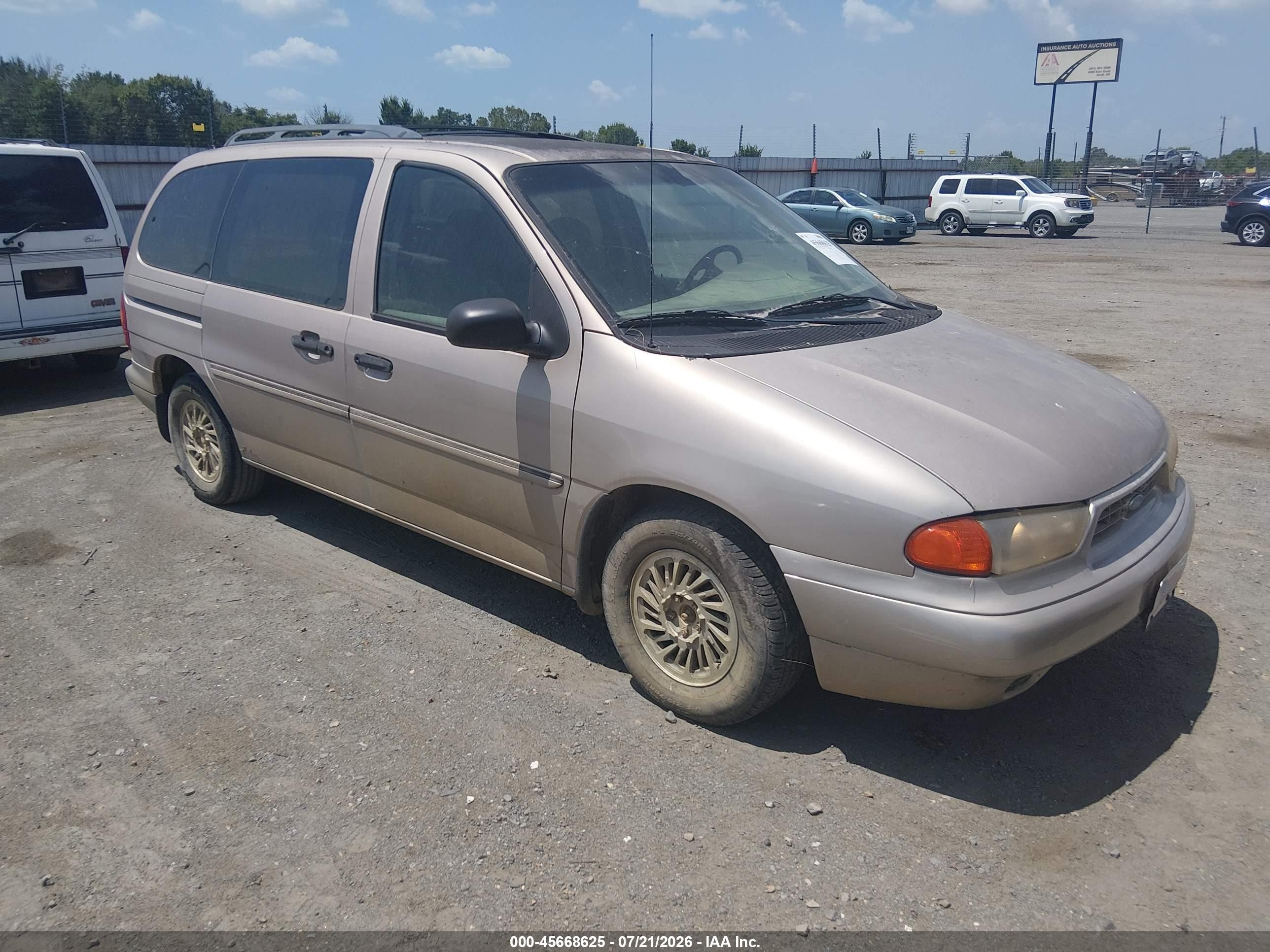 1998 Ford Windstar Gl/limited/lx Gold vin: 2FMDA5147WBB46685