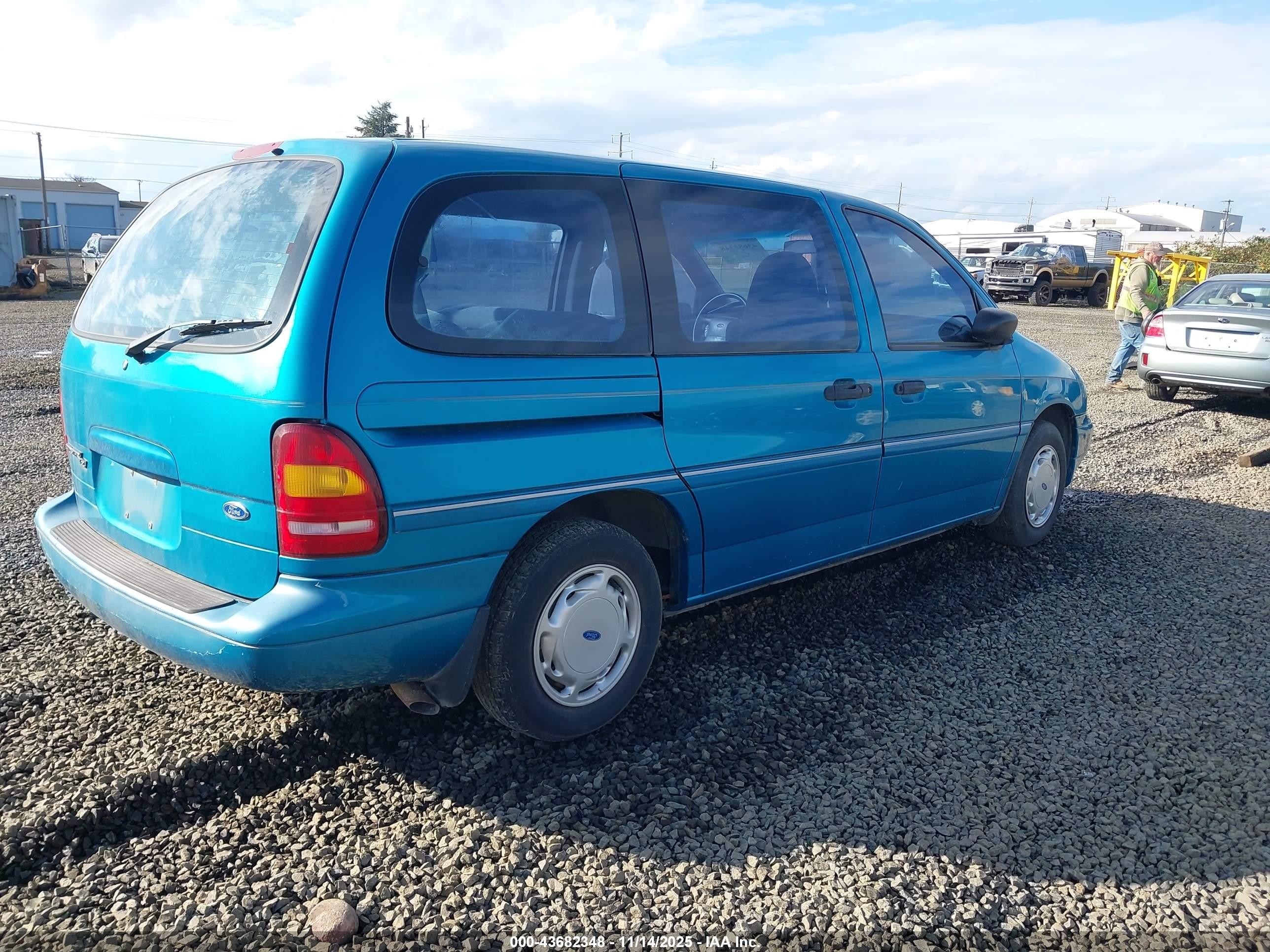 1997 Ford Windstar Gl/lx Green vin: 2FMDA5148VBC97288