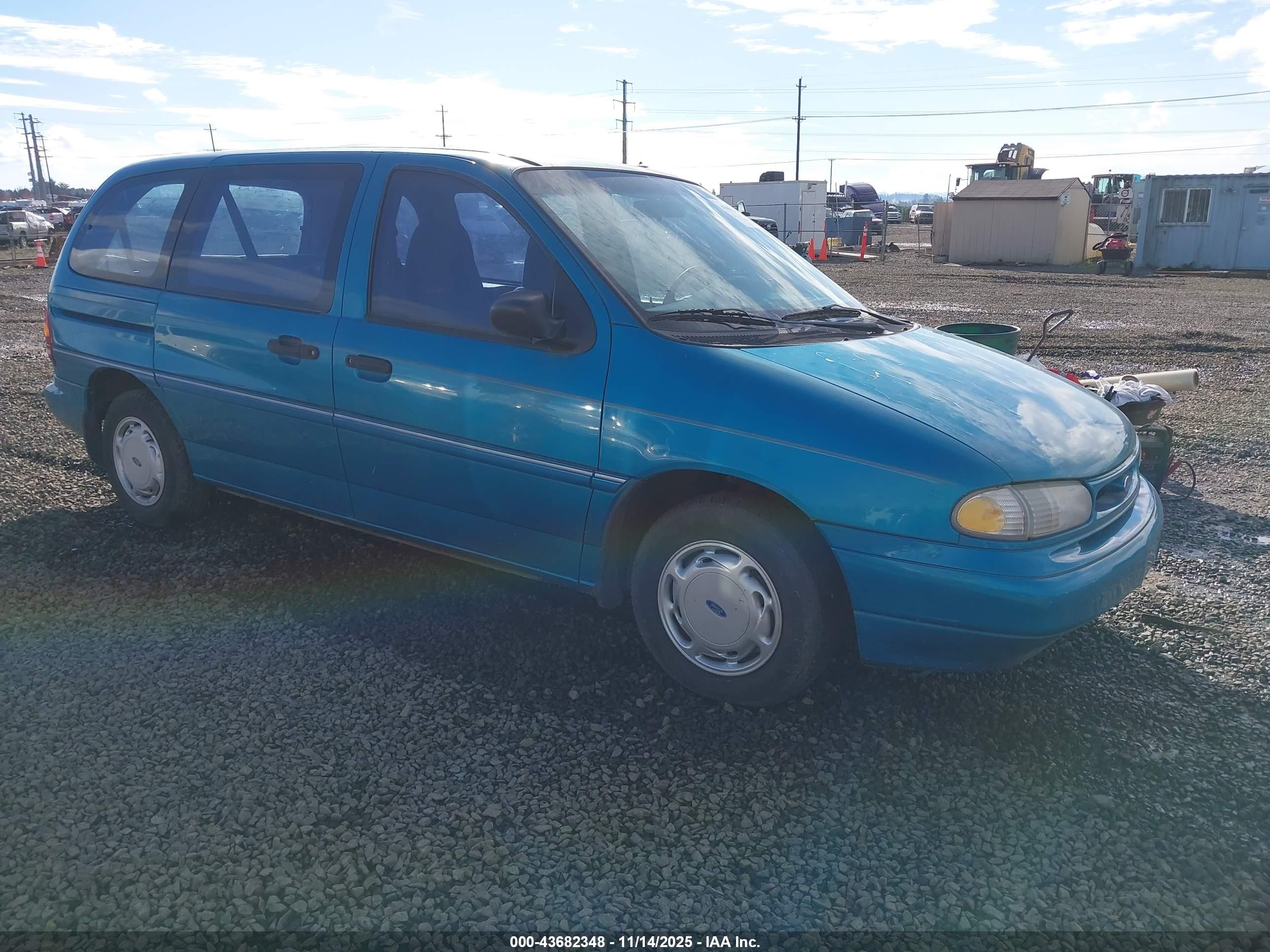 1997 Ford Windstar Gl/lx Green vin: 2FMDA5148VBC97288