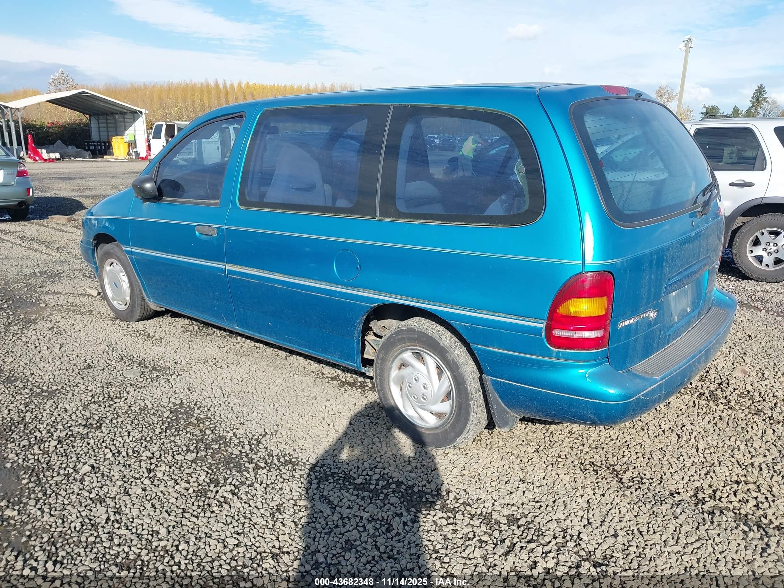 1997 Ford Windstar Gl/lx Green vin: 2FMDA5148VBC97288