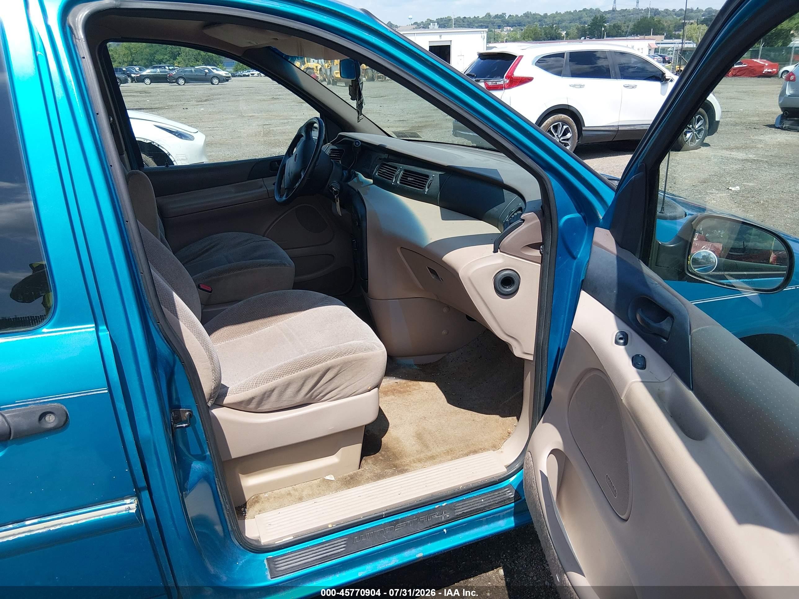 1995 Ford Windstar Wagon Light Blue vin: 2FMDA5149SBA27613