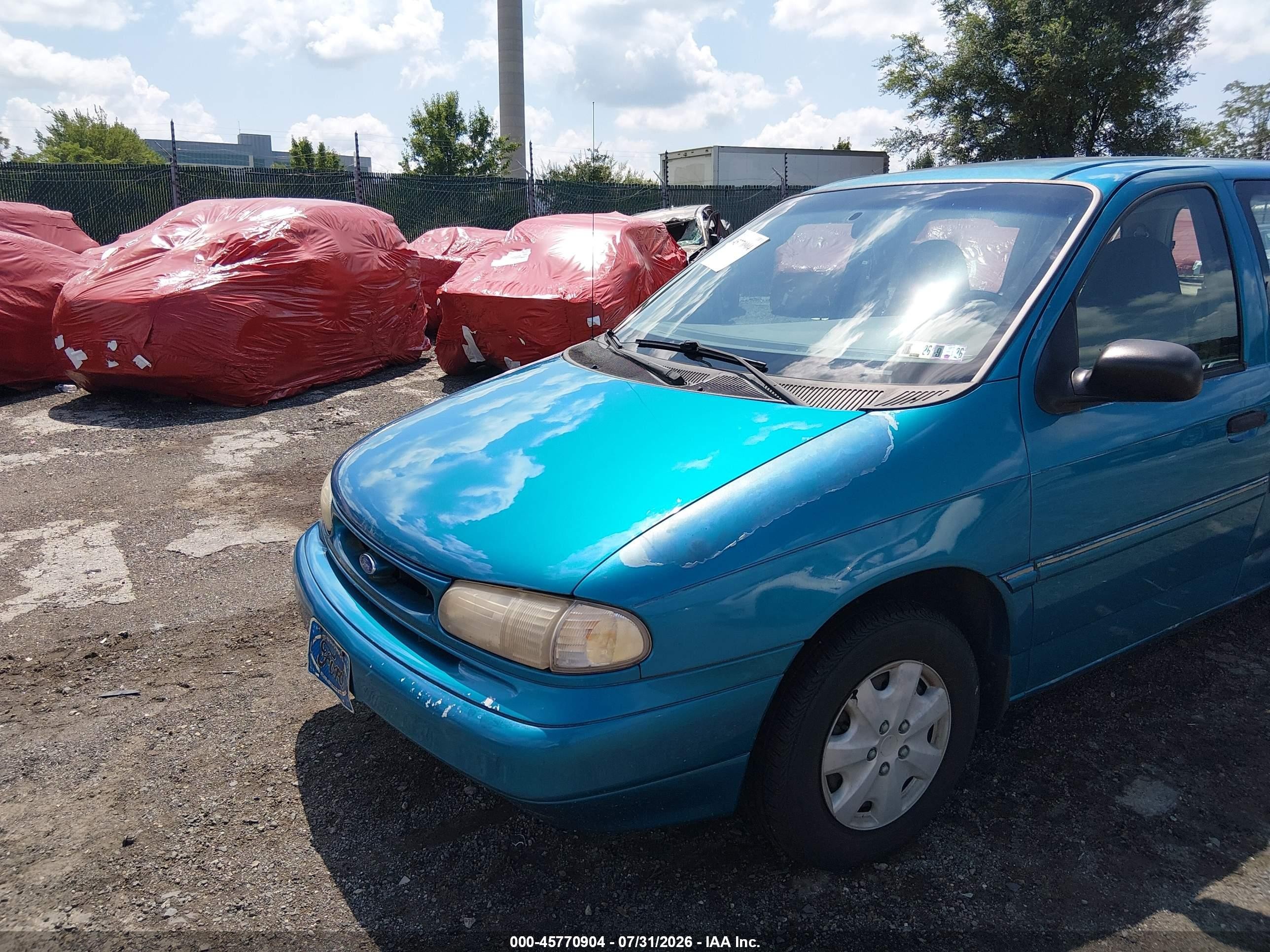 1995 Ford Windstar Wagon Light Blue vin: 2FMDA5149SBA27613