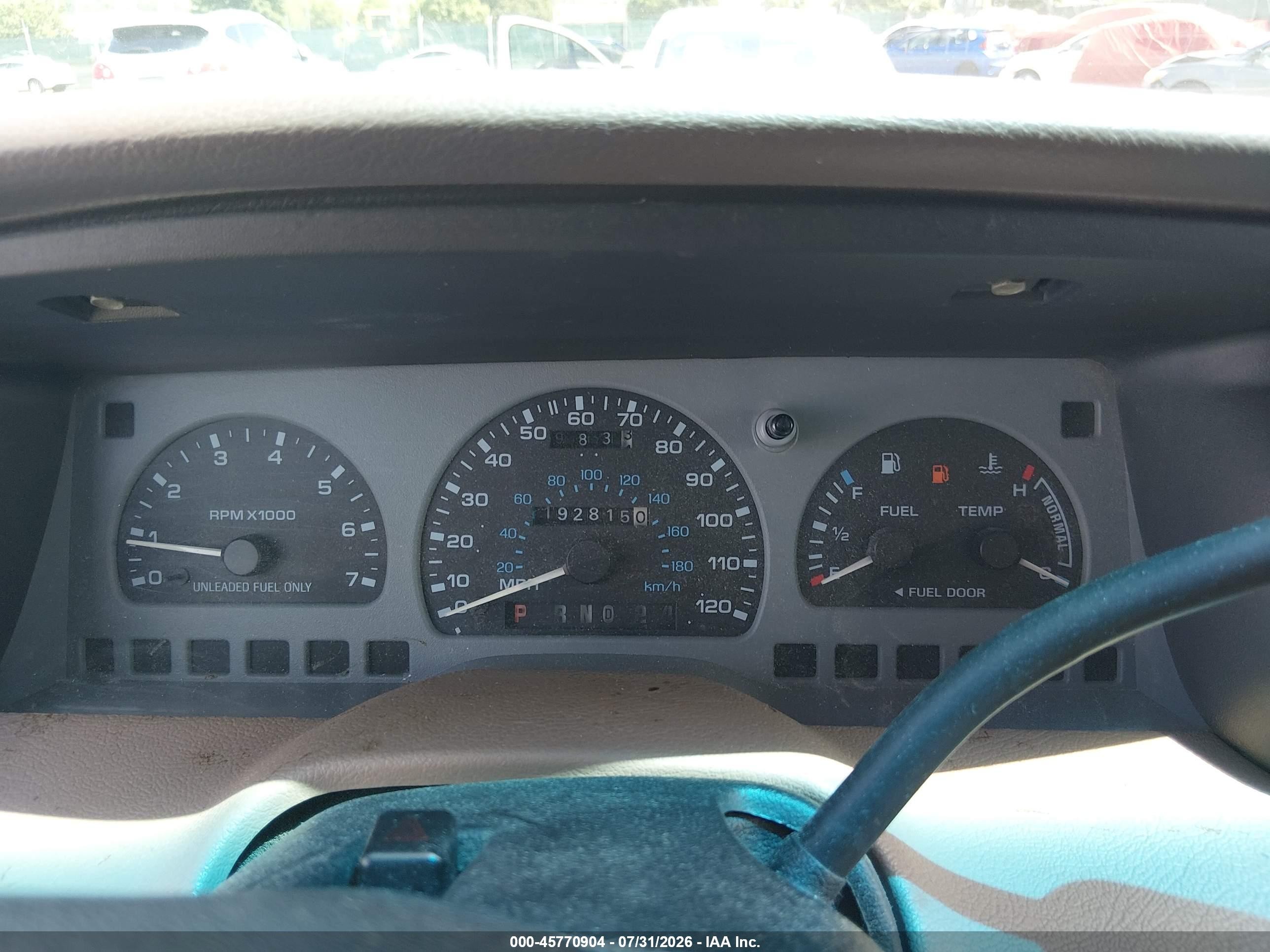 1995 Ford Windstar Wagon Light Blue vin: 2FMDA5149SBA27613