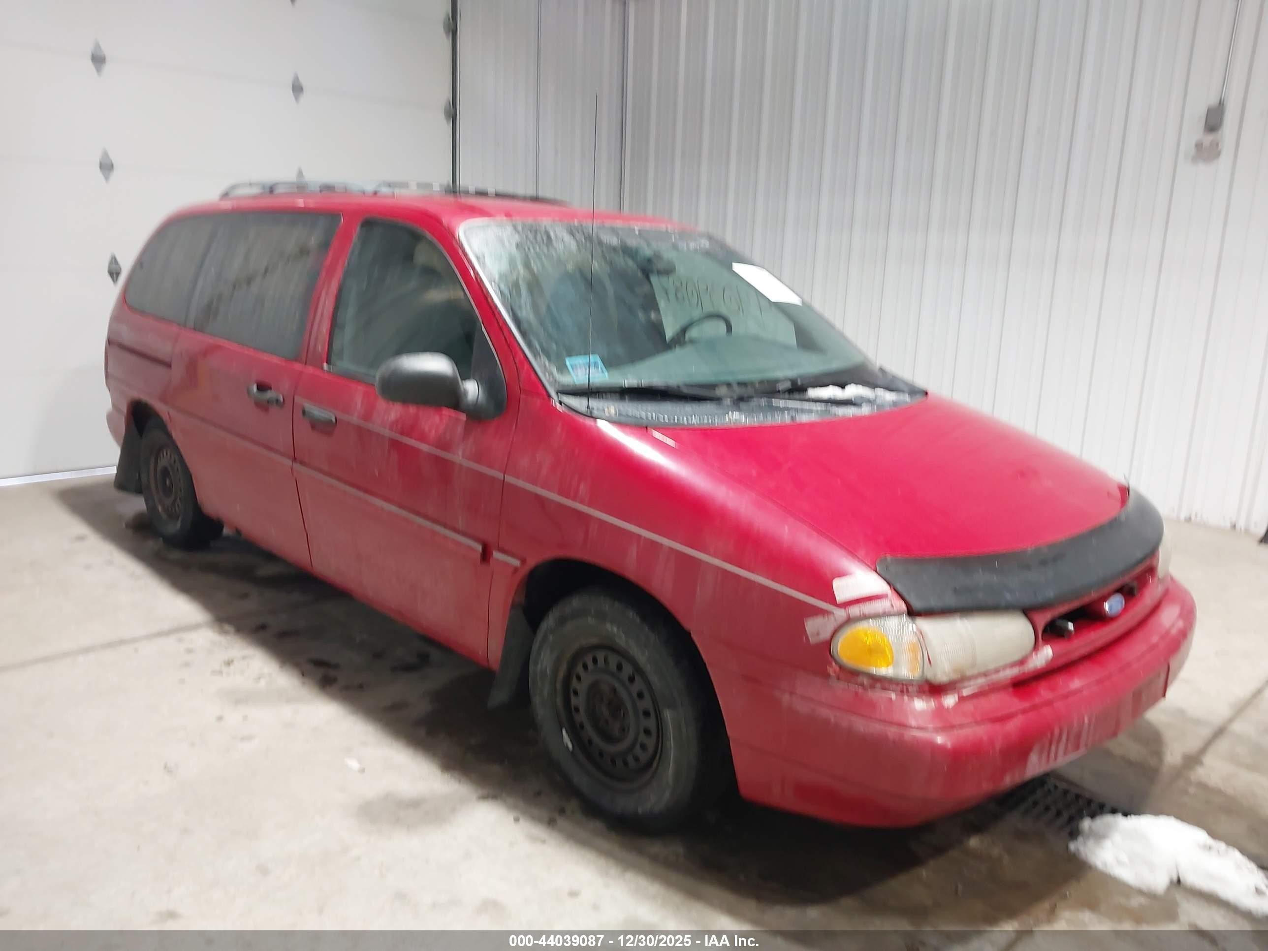 1995 Ford Windstar Wagon Red vin: 2FMDA514XSBA88579
