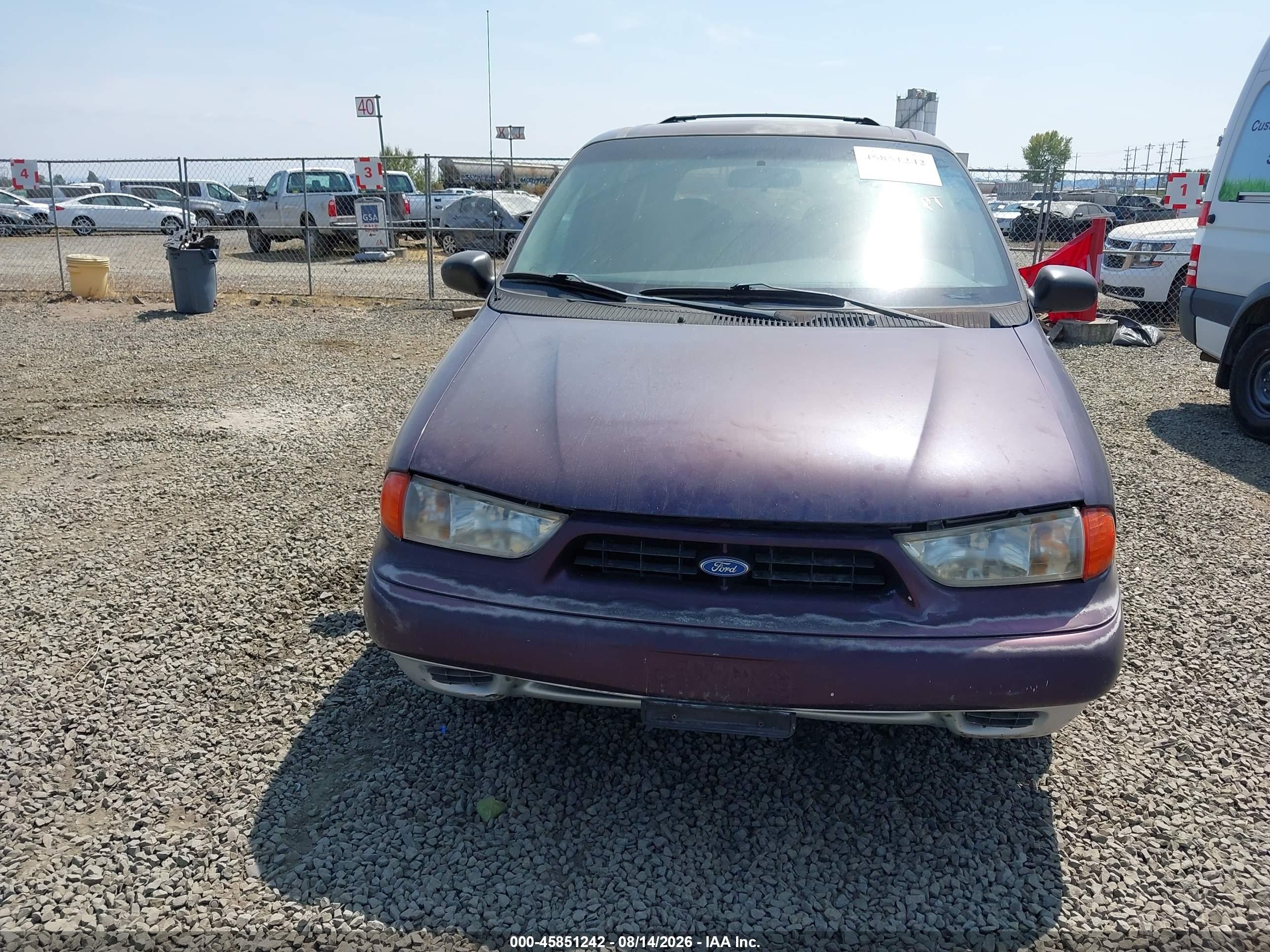 1998 Ford Windstar Gl/limited/lx Purple vin: 2FMDA514XWBA17100