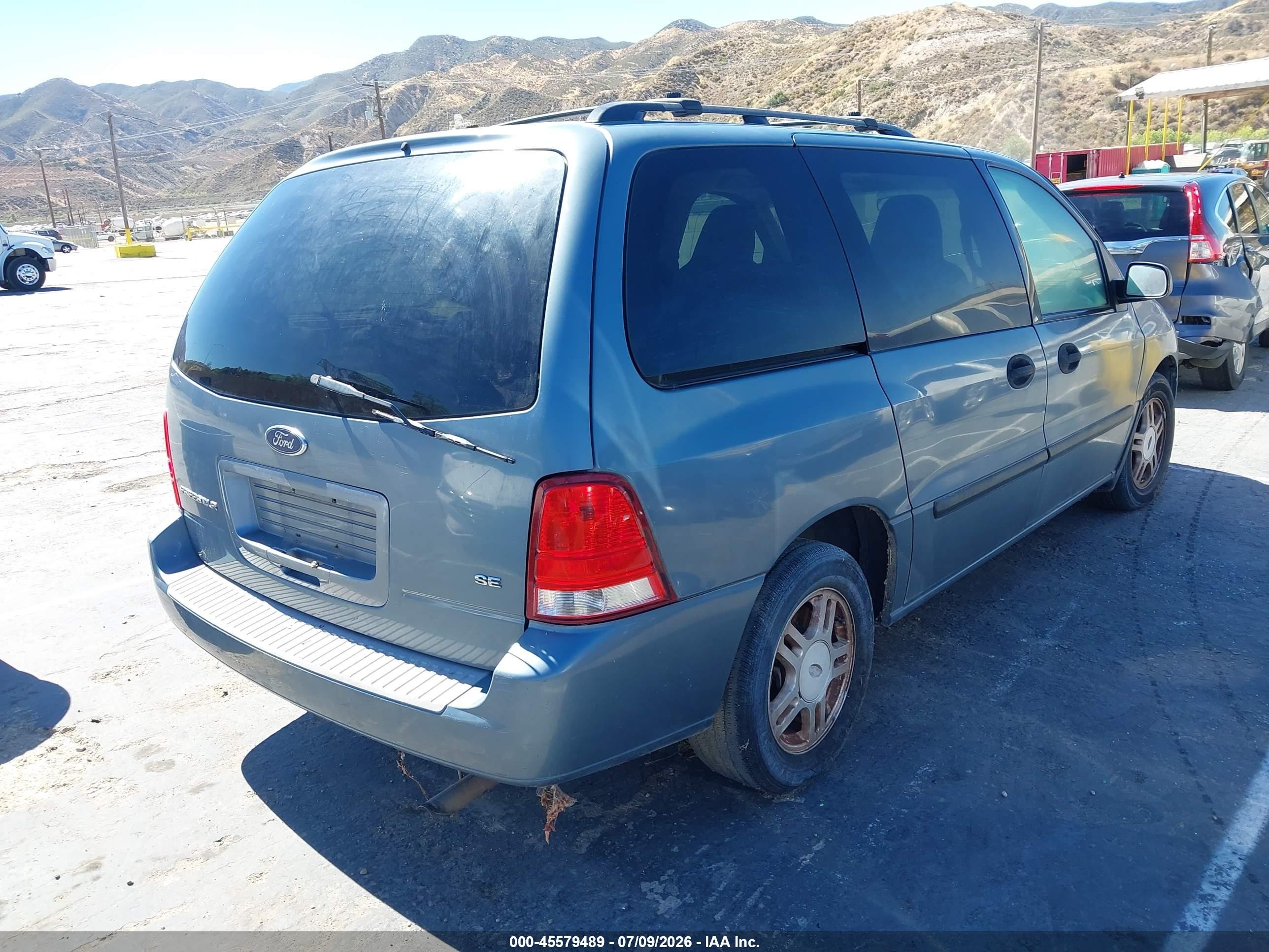 2004 Ford Freestar Se Blue vin: 2FMDA51634BA24064