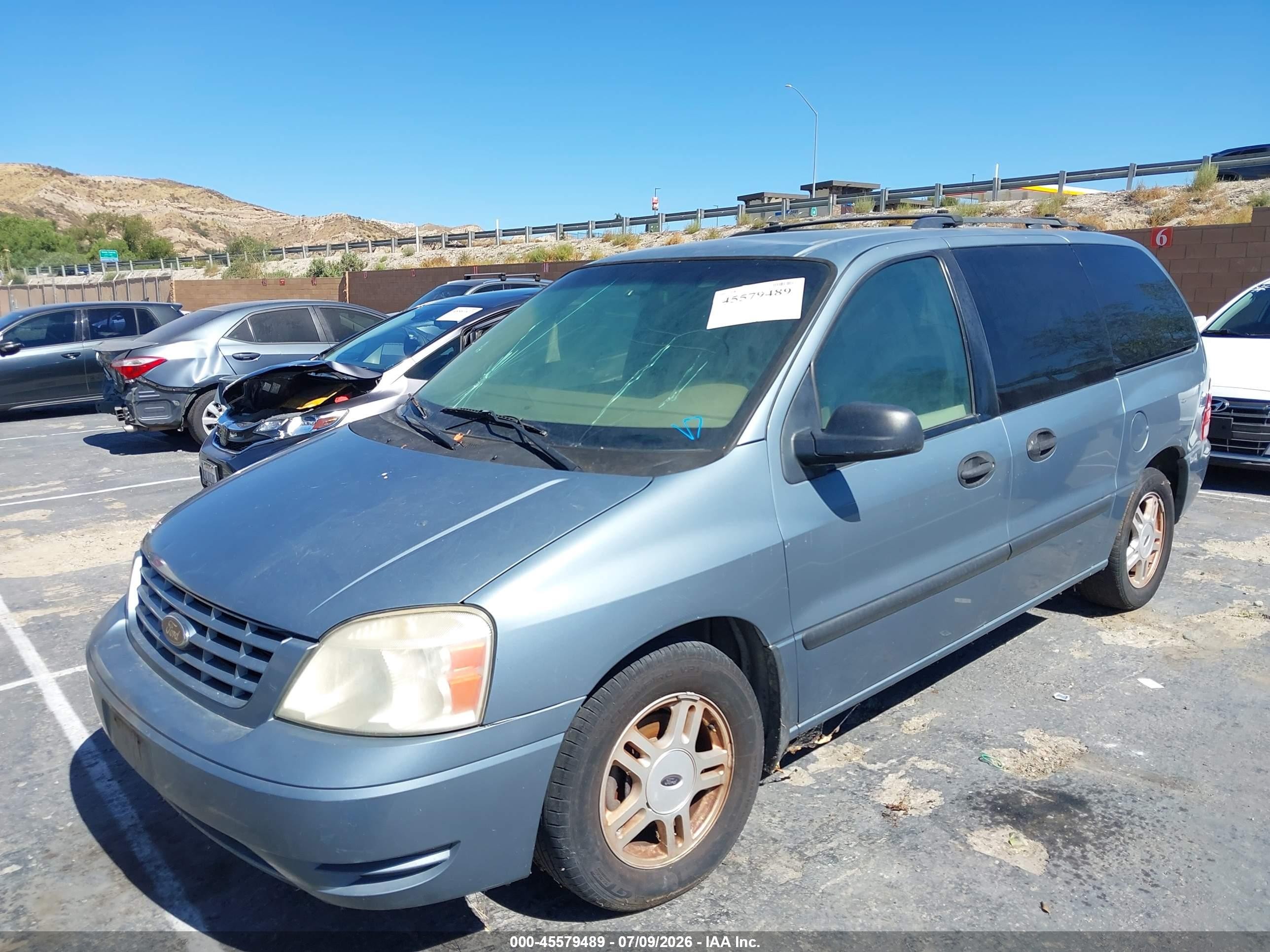 2004 Ford Freestar Se Blue vin: 2FMDA51634BA24064