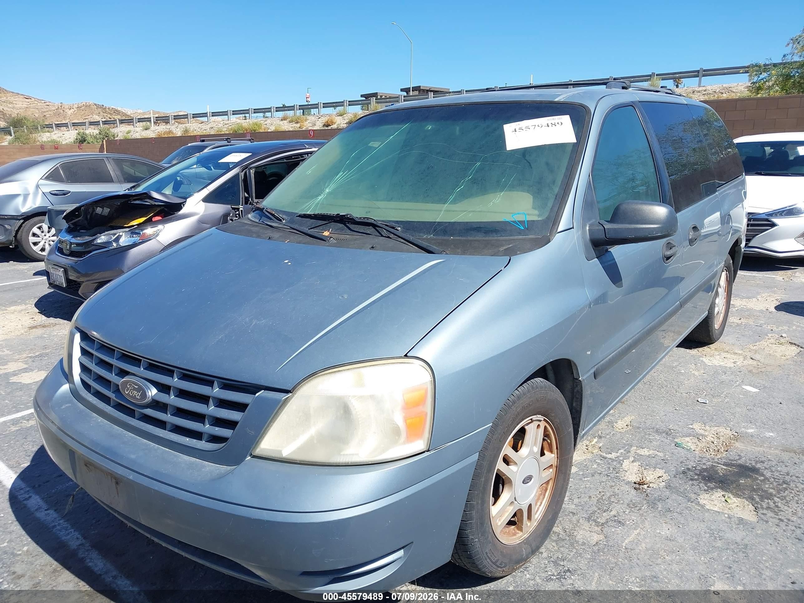 2004 Ford Freestar Se Blue vin: 2FMDA51634BA24064