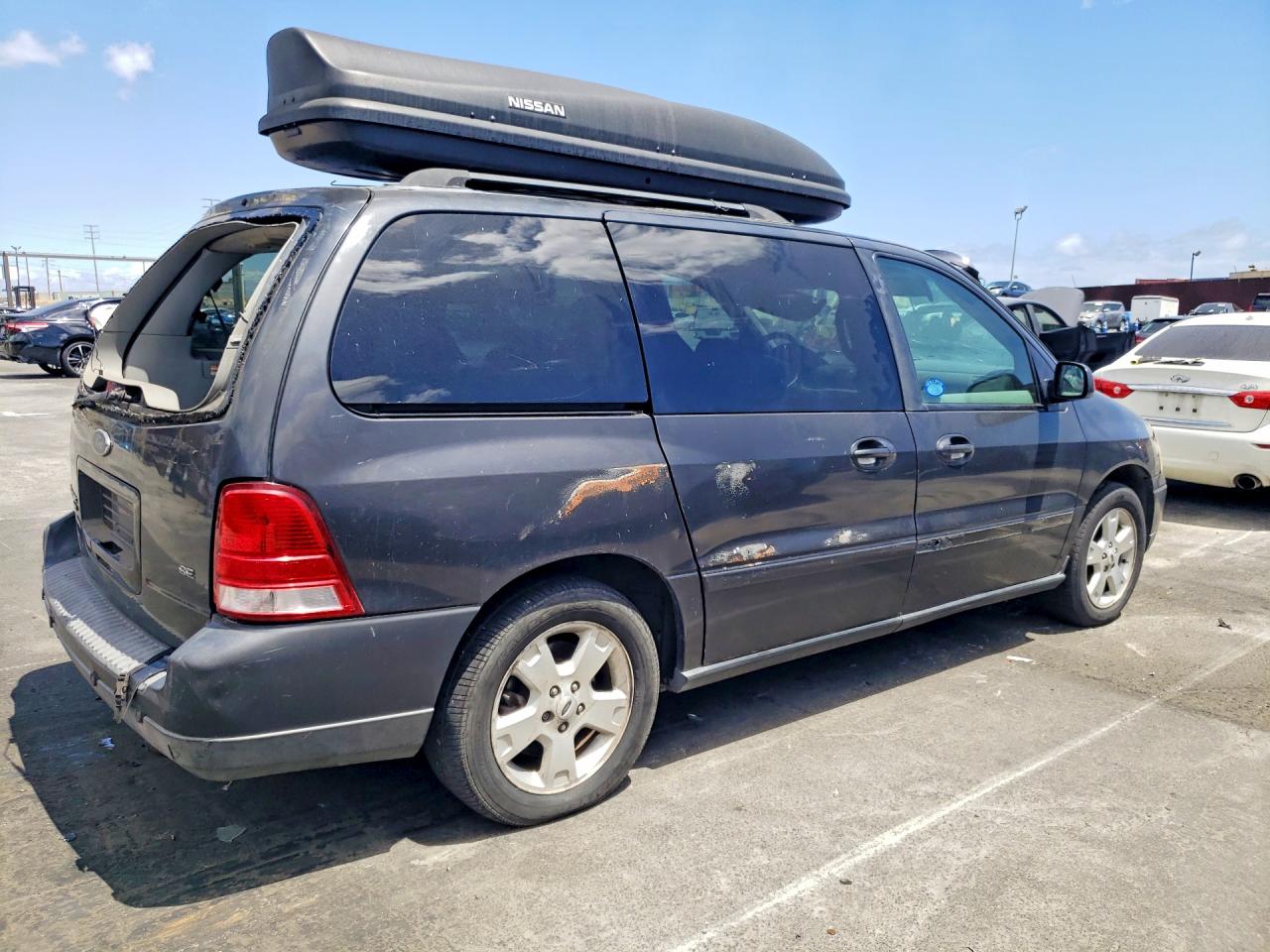 2007 Ford Freestar Gray vin: 2FMDA51697BA05894